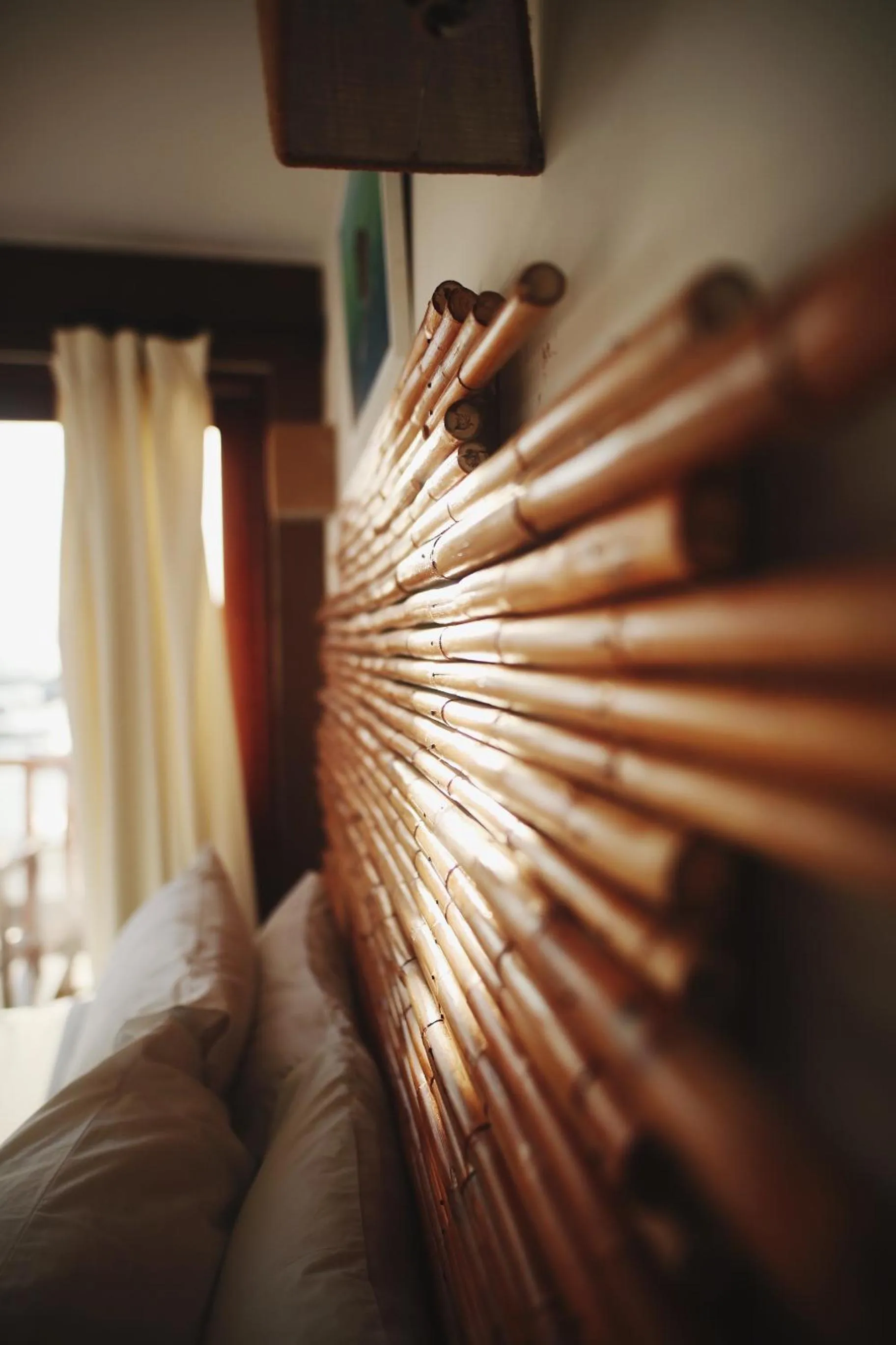 Bed in Bamboo Lodge Paracas