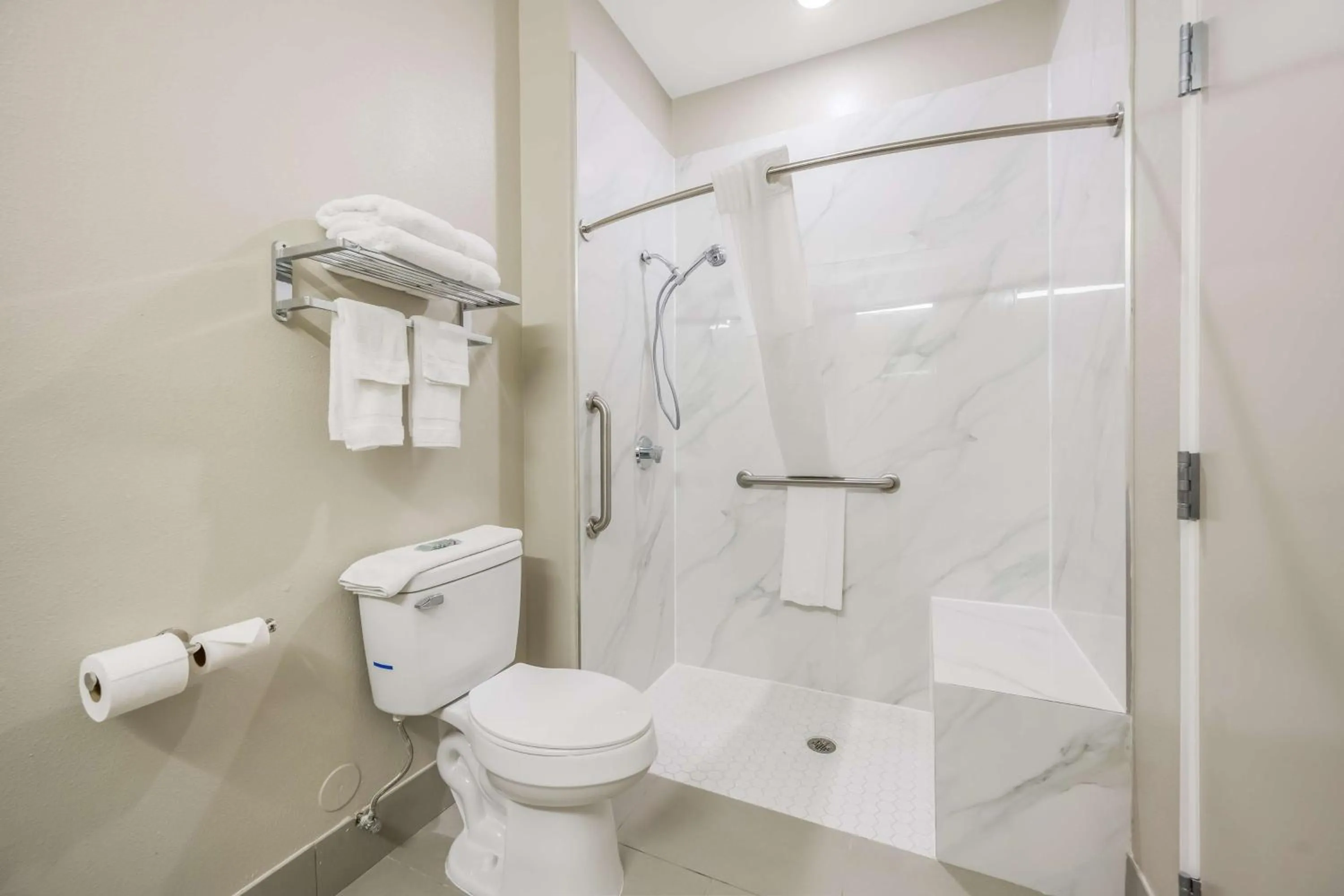 Bathroom in SureStay Studio by Best Western Conroe Downtown