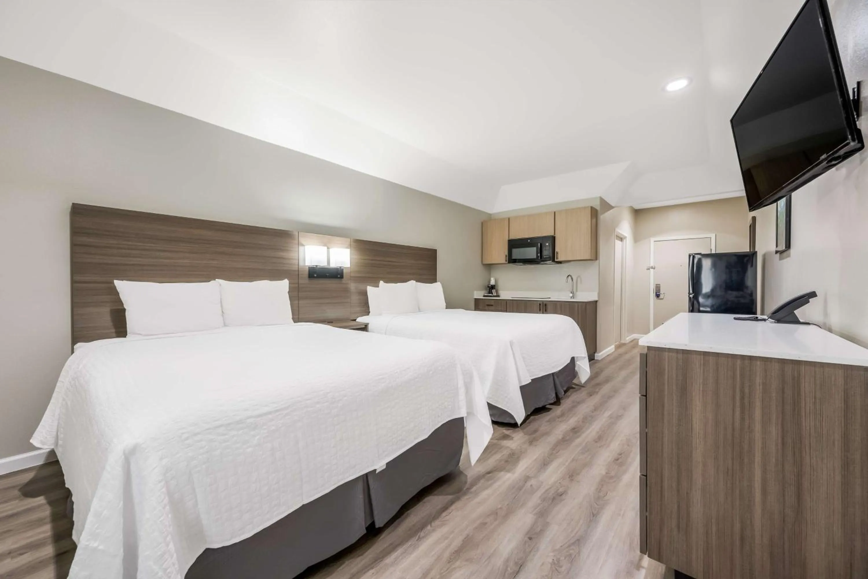 Bedroom, Bed in SureStay Studio by Best Western Conroe Downtown