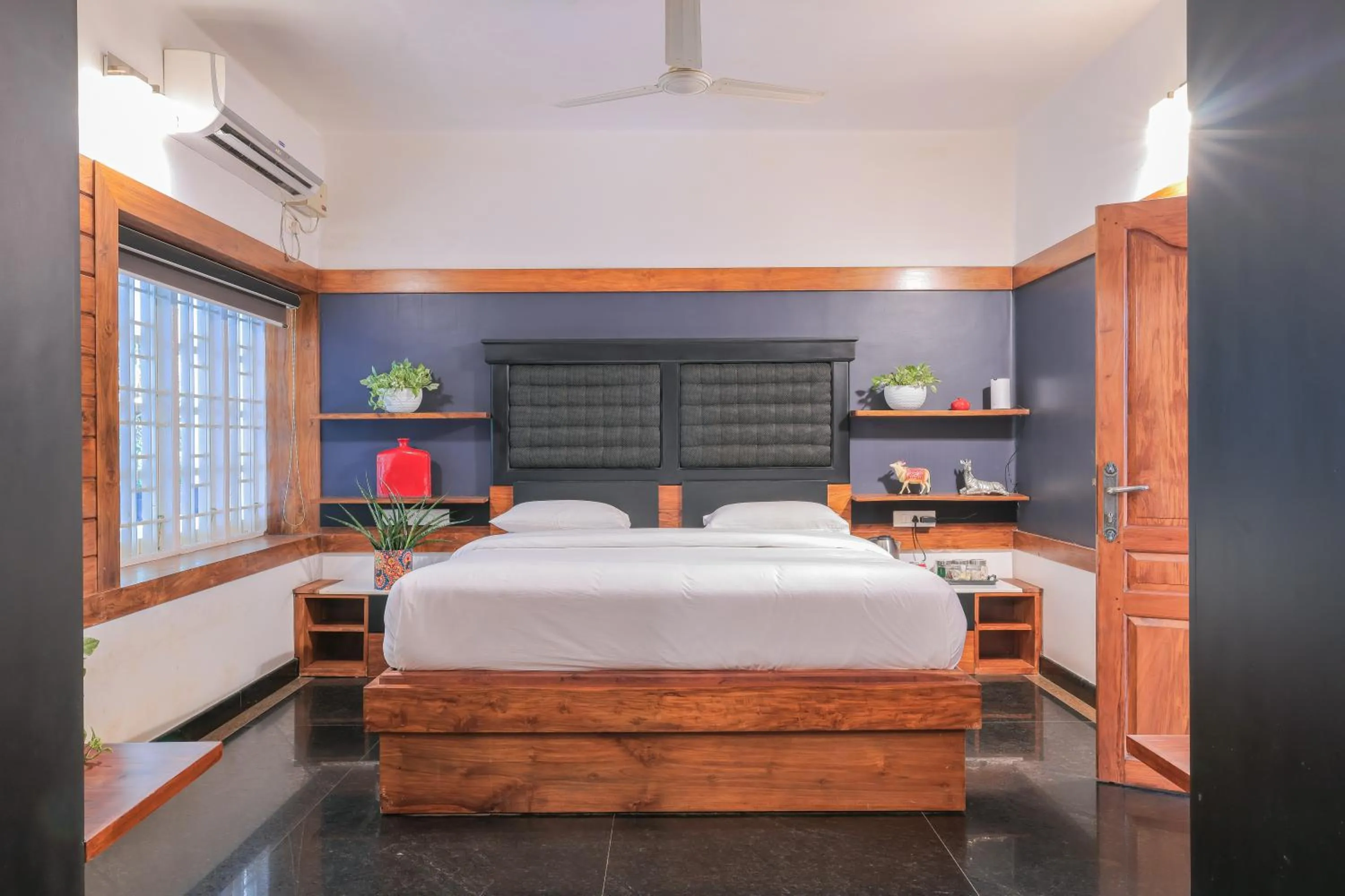 Bedroom in Softouch Ayurveda Village Kerala