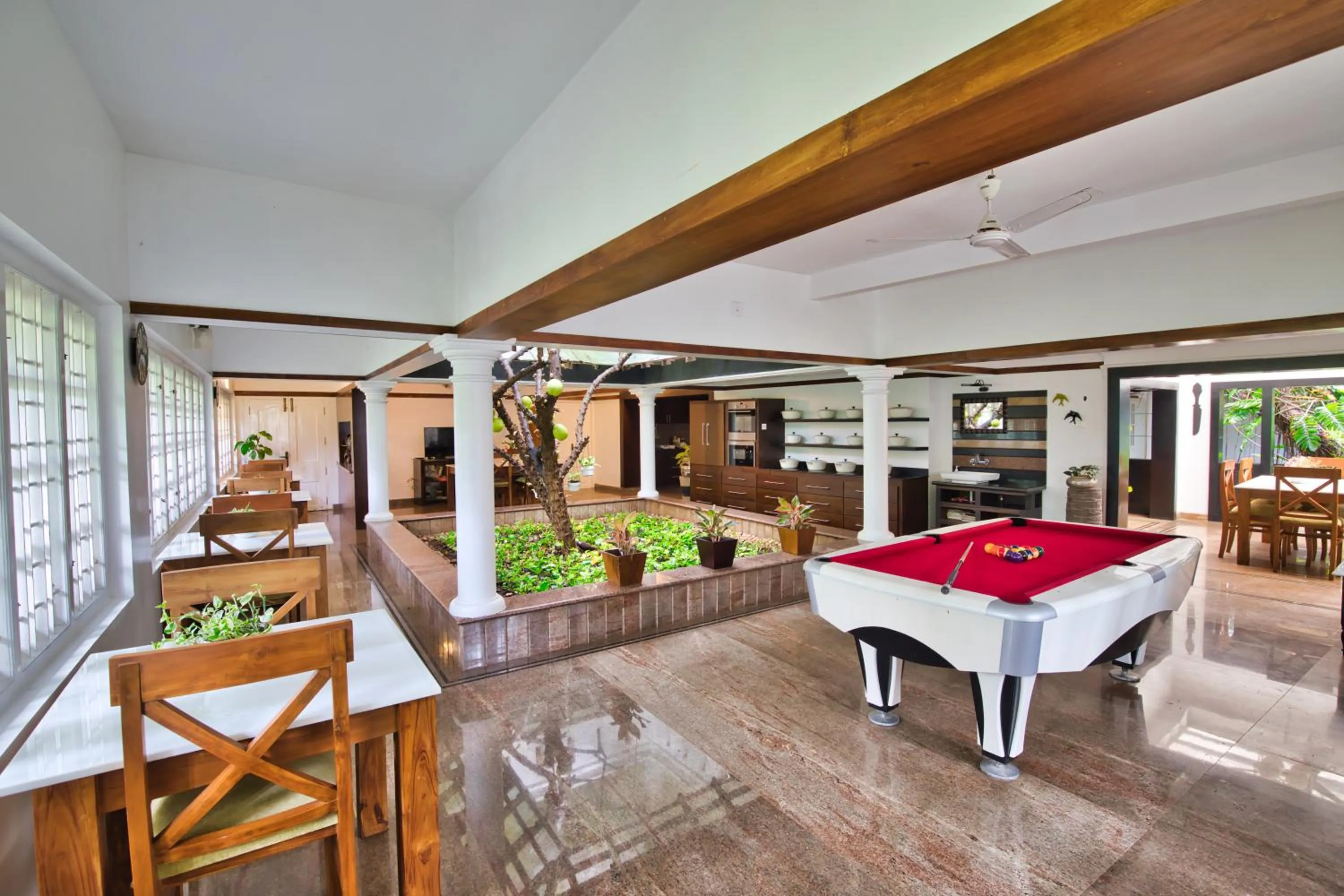 Billiard in Softouch Ayurveda Village Kerala