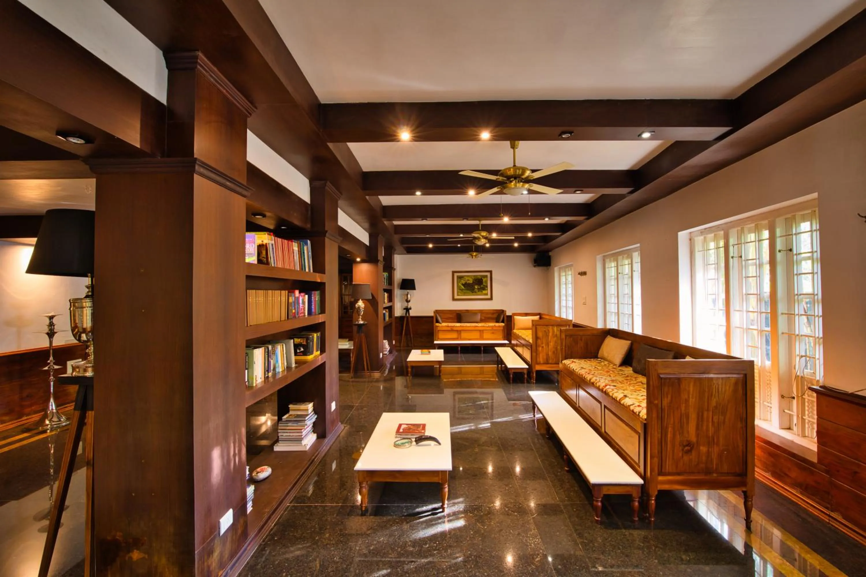 Library in Softouch Ayurveda Village Kerala