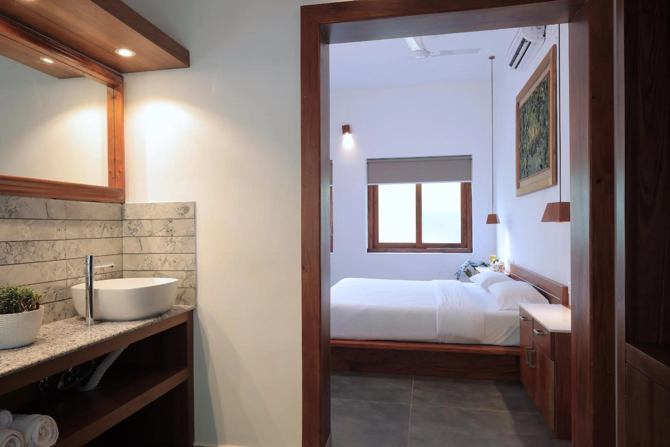 Bathroom in Softouch Ayurveda Village Kerala