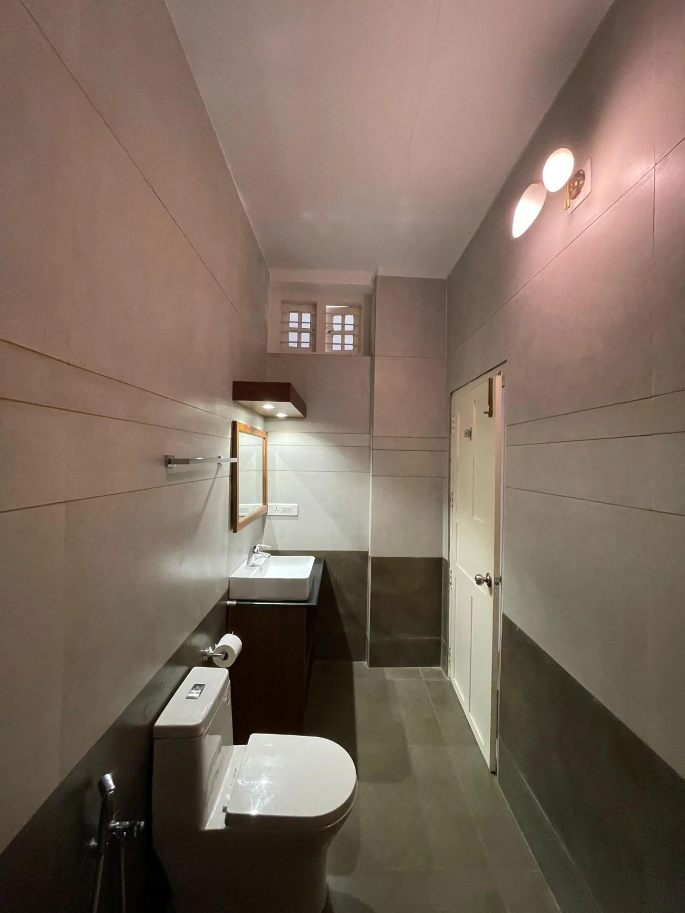 Toilet in Softouch Ayurveda Village Kerala