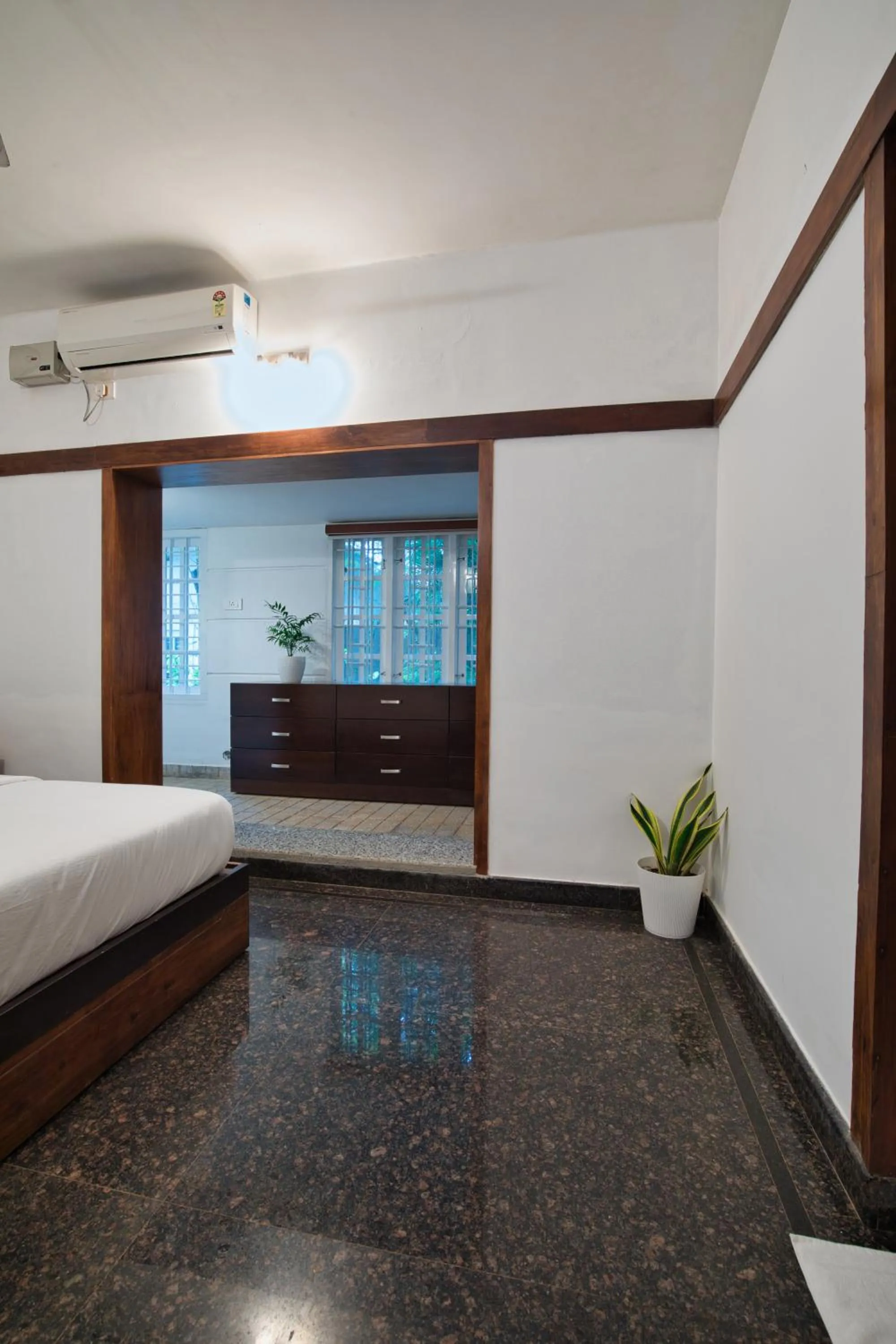 Bedroom in Softouch Ayurveda Village Kerala