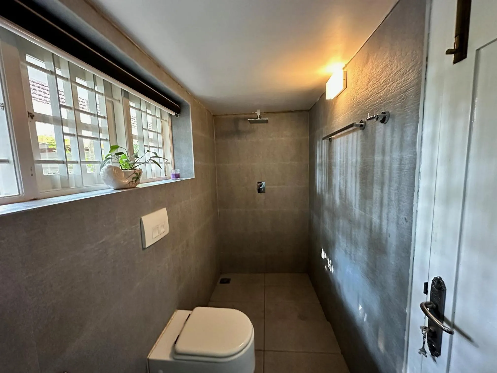 Toilet in Softouch Ayurveda Village Kerala