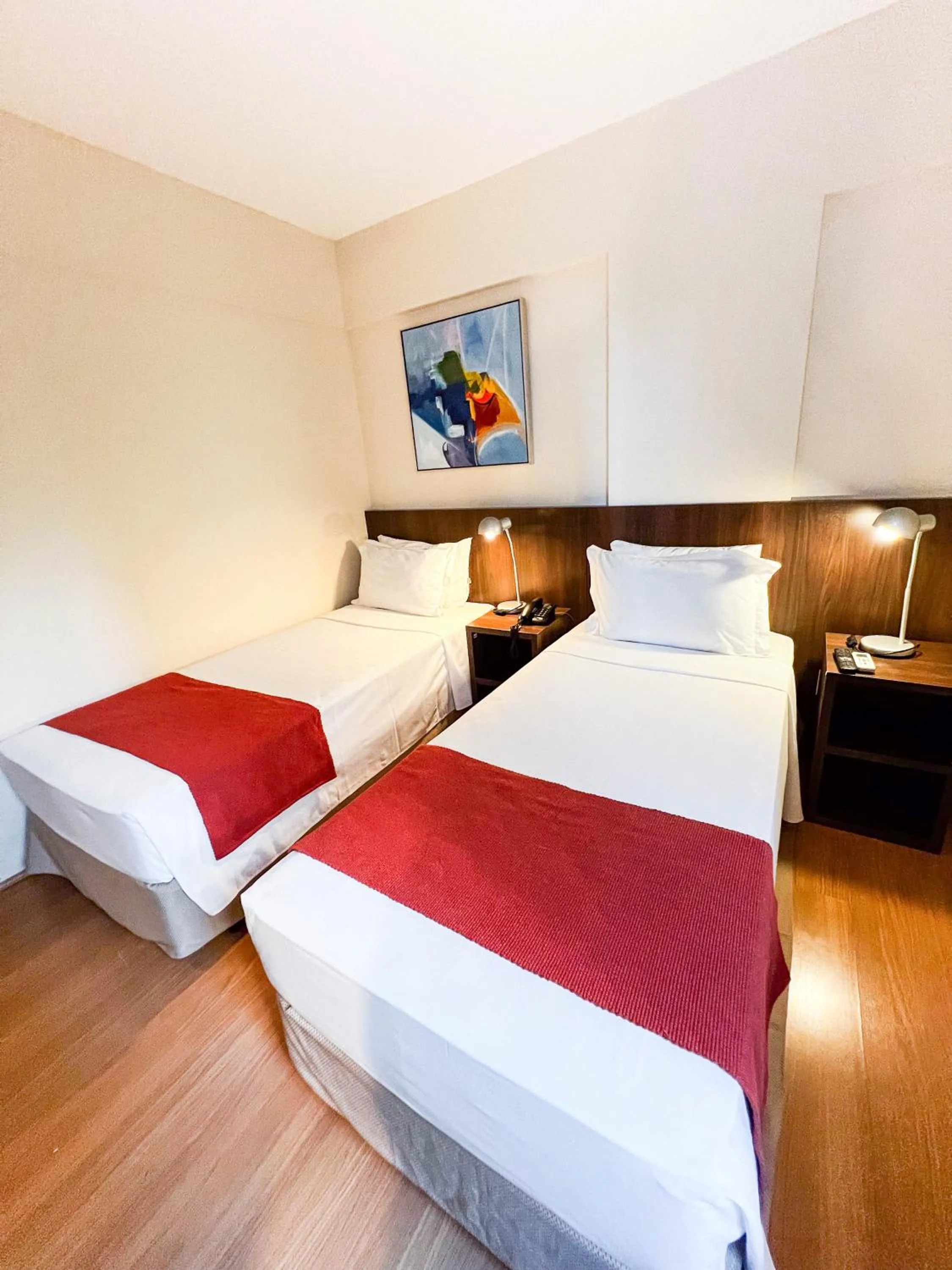 Bed in Royal Design Savassi Hotel