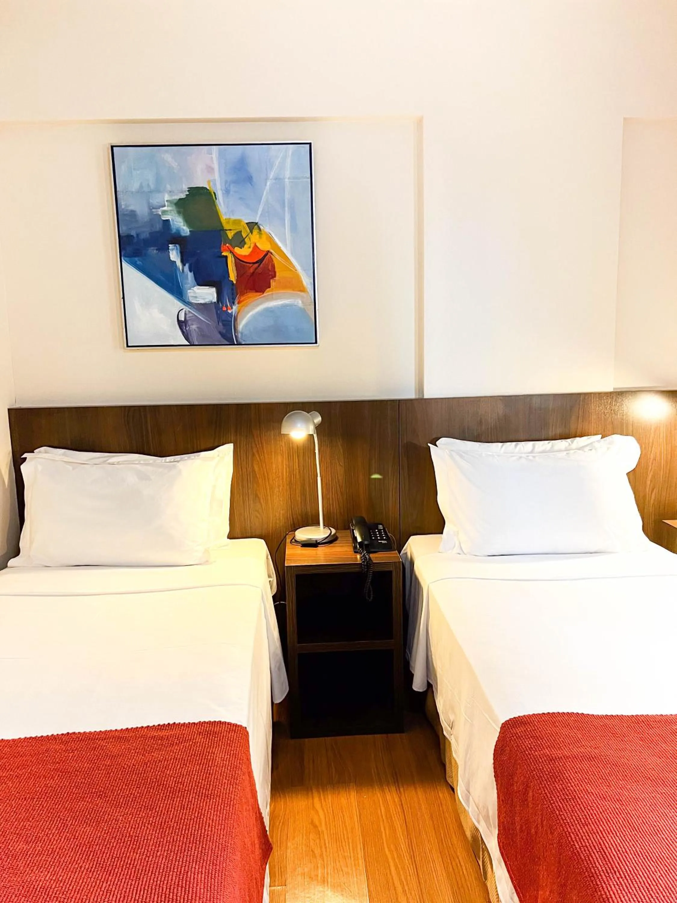 Bed in Royal Design Savassi Hotel