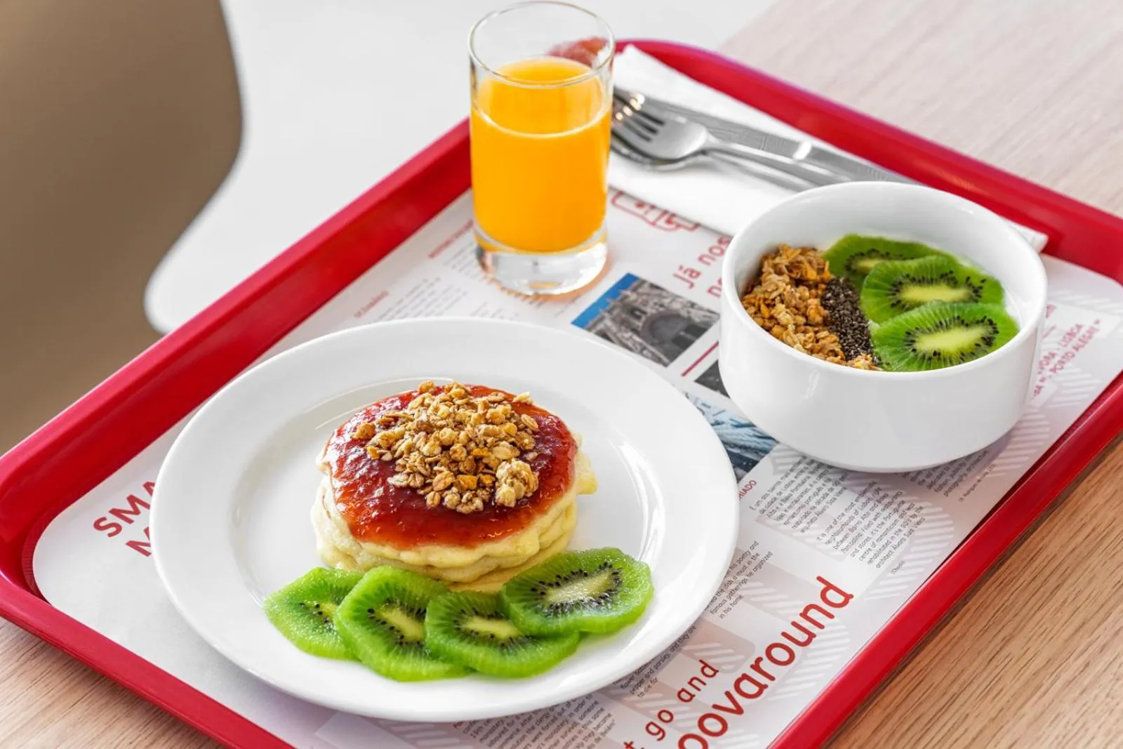 Buffet breakfast in Moov Hotel Lisboa Oriente