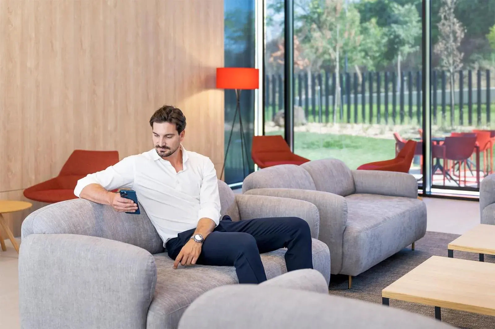 Lounge or bar in Moov Hotel Lisboa Oriente Lounge or bar in Moov Hotel Lisboa Oriente