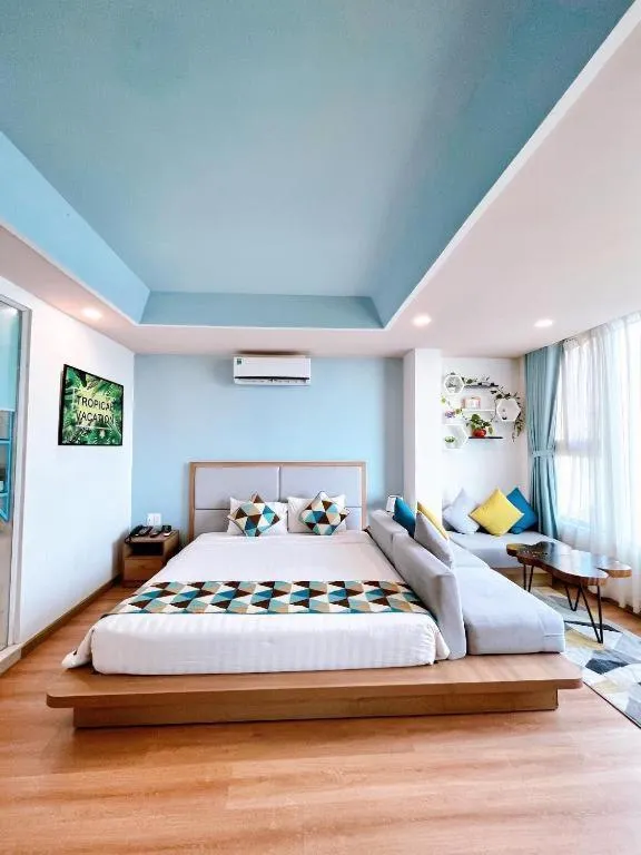 Bed in Ngoc Khanh hotel