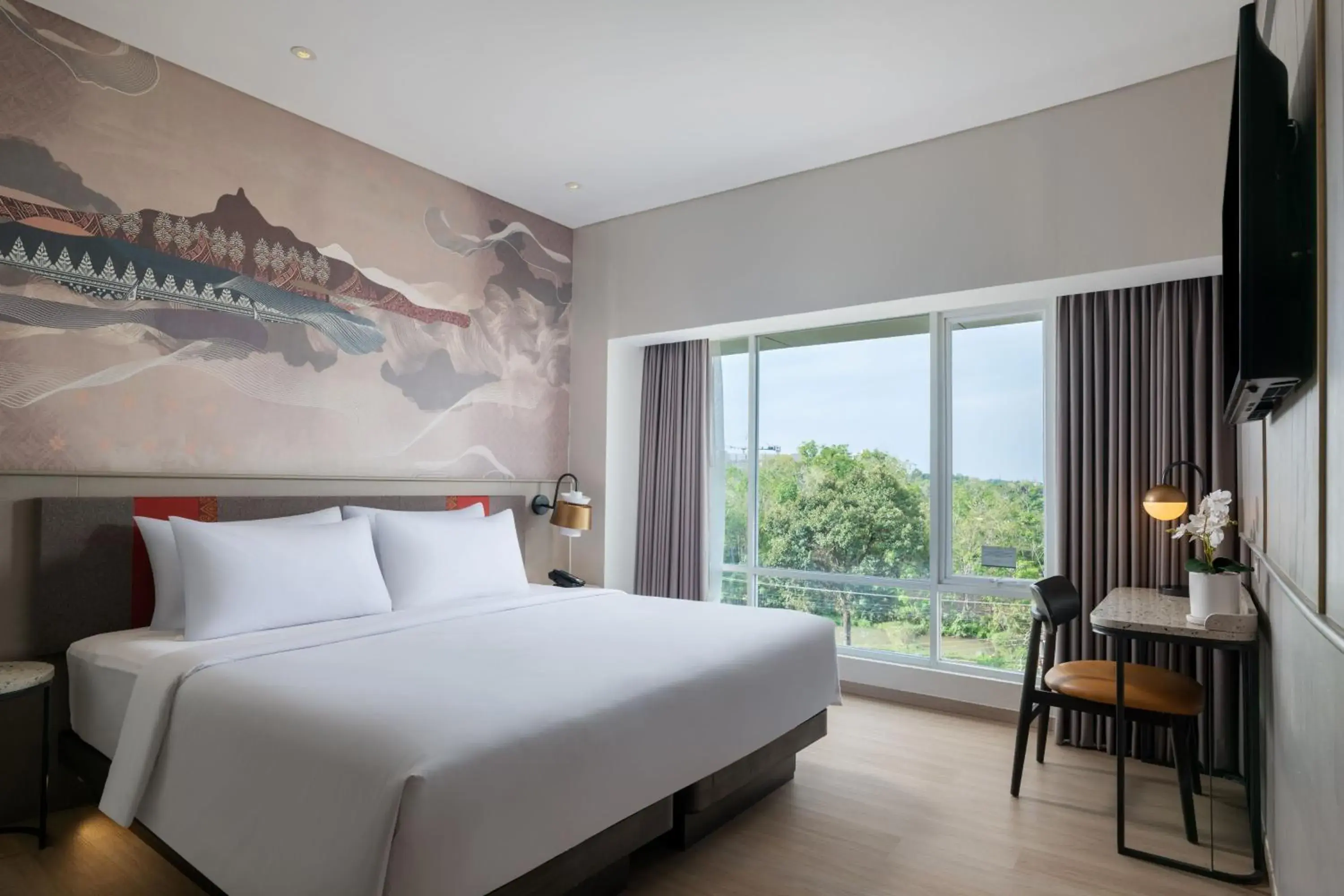 Deluxe Double Room in Hotel Santika Lahat Deluxe Double Room in Hotel Santika Lahat