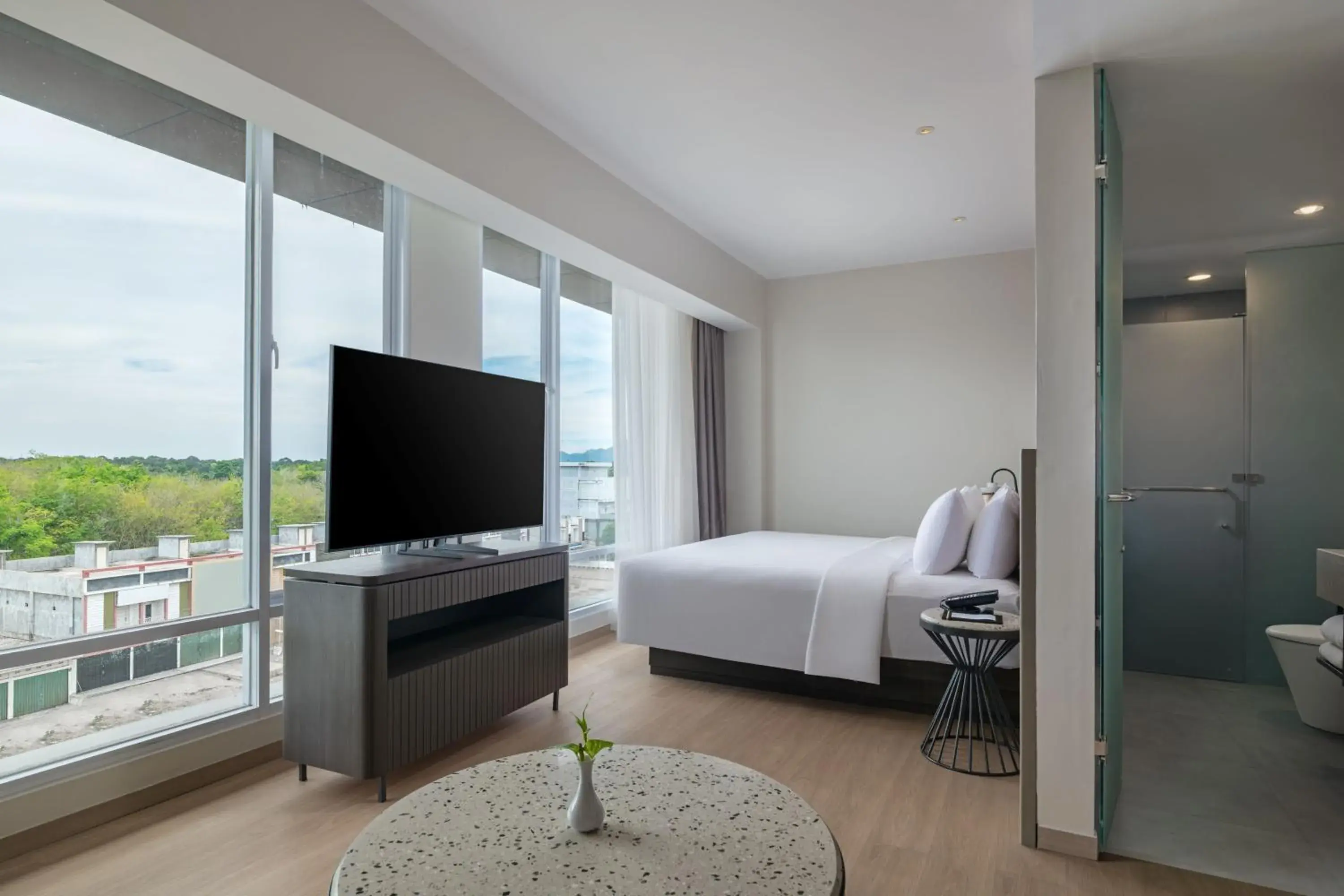 Bedroom, Bed in Hotel Santika Lahat Bedroom, Bed in Hotel Santika Lahat