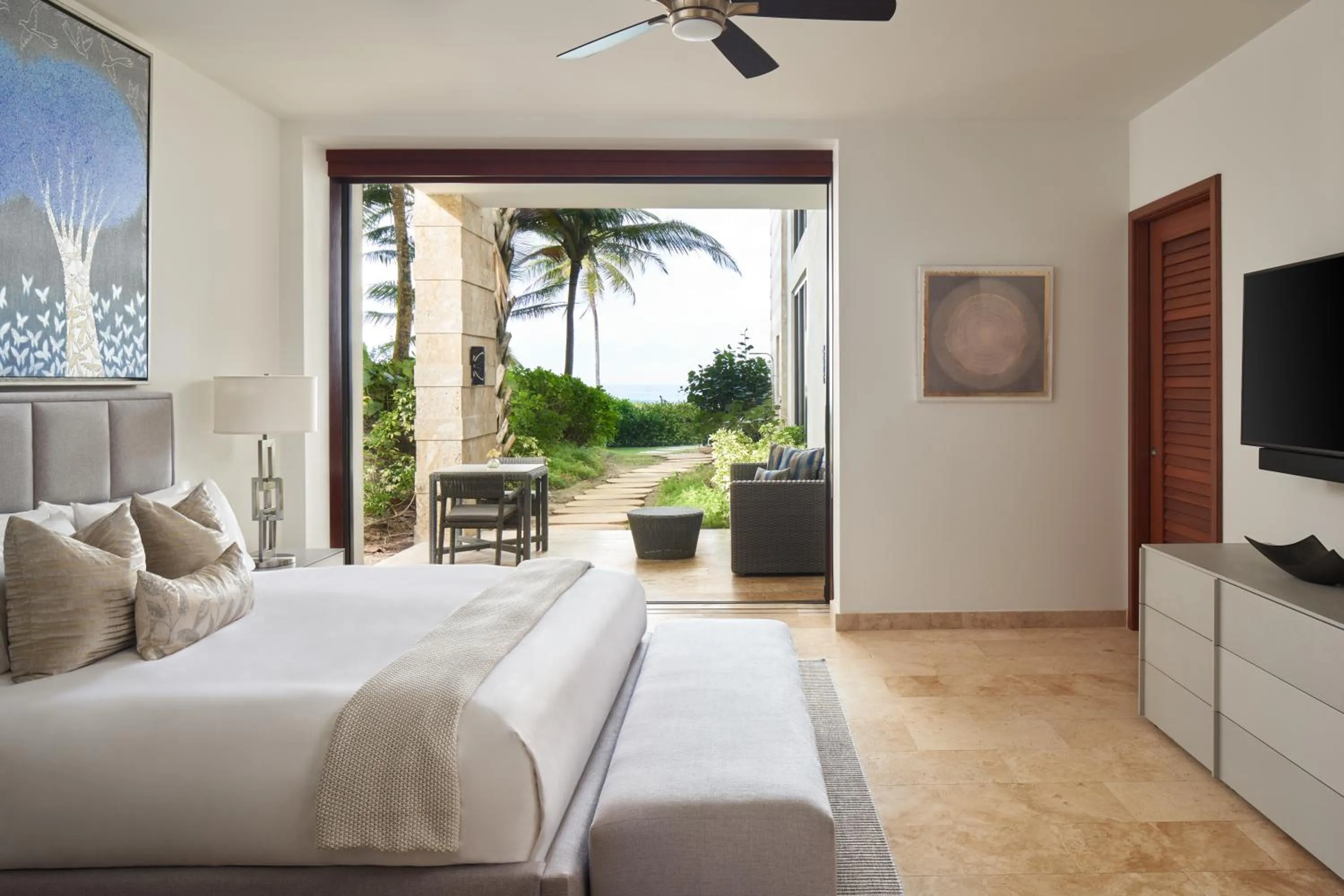 Bed in Residences at Dorado Beach, a Ritz Carlton Reserve