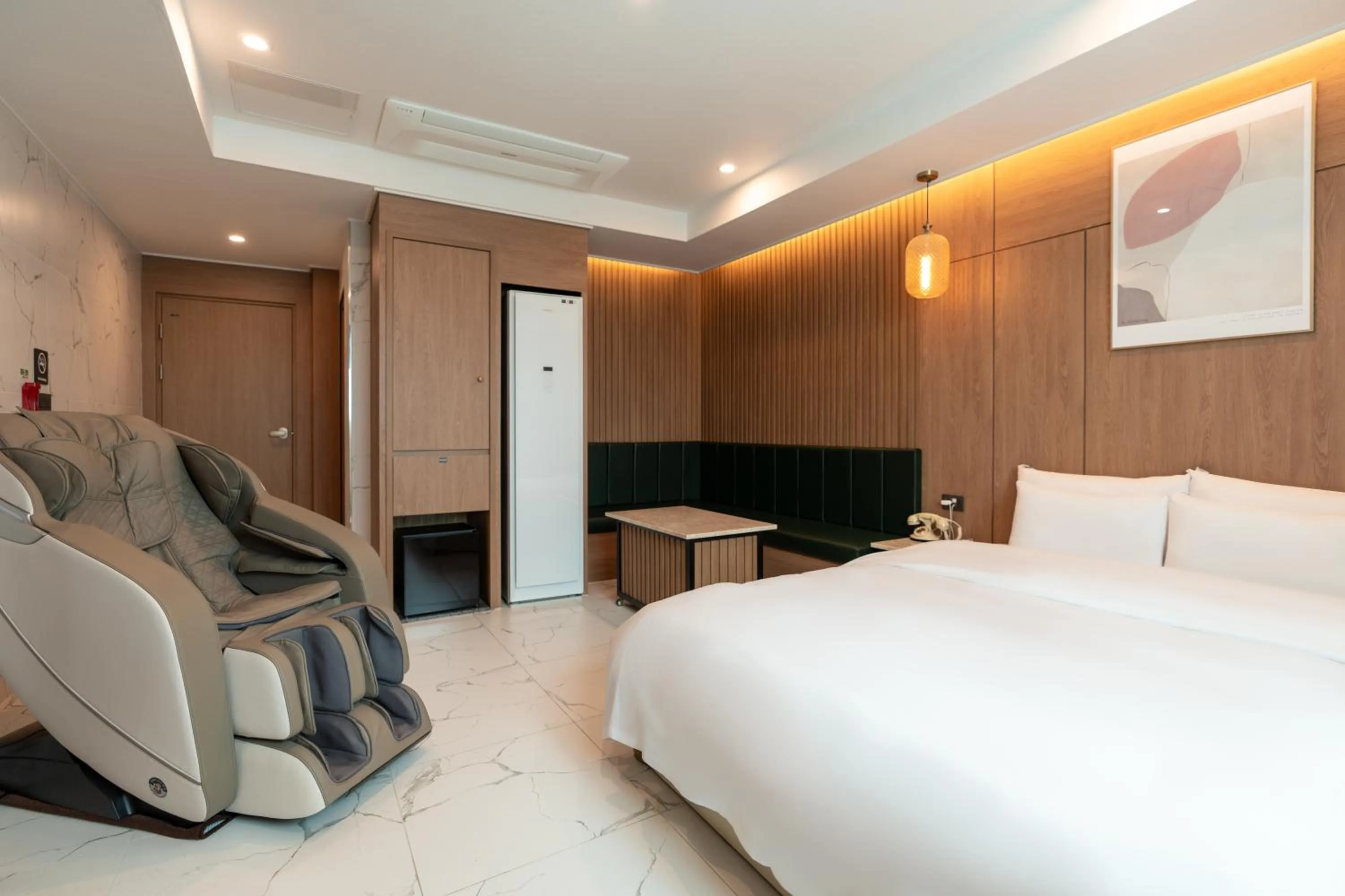 Bed in Jecheon Hound Hotel