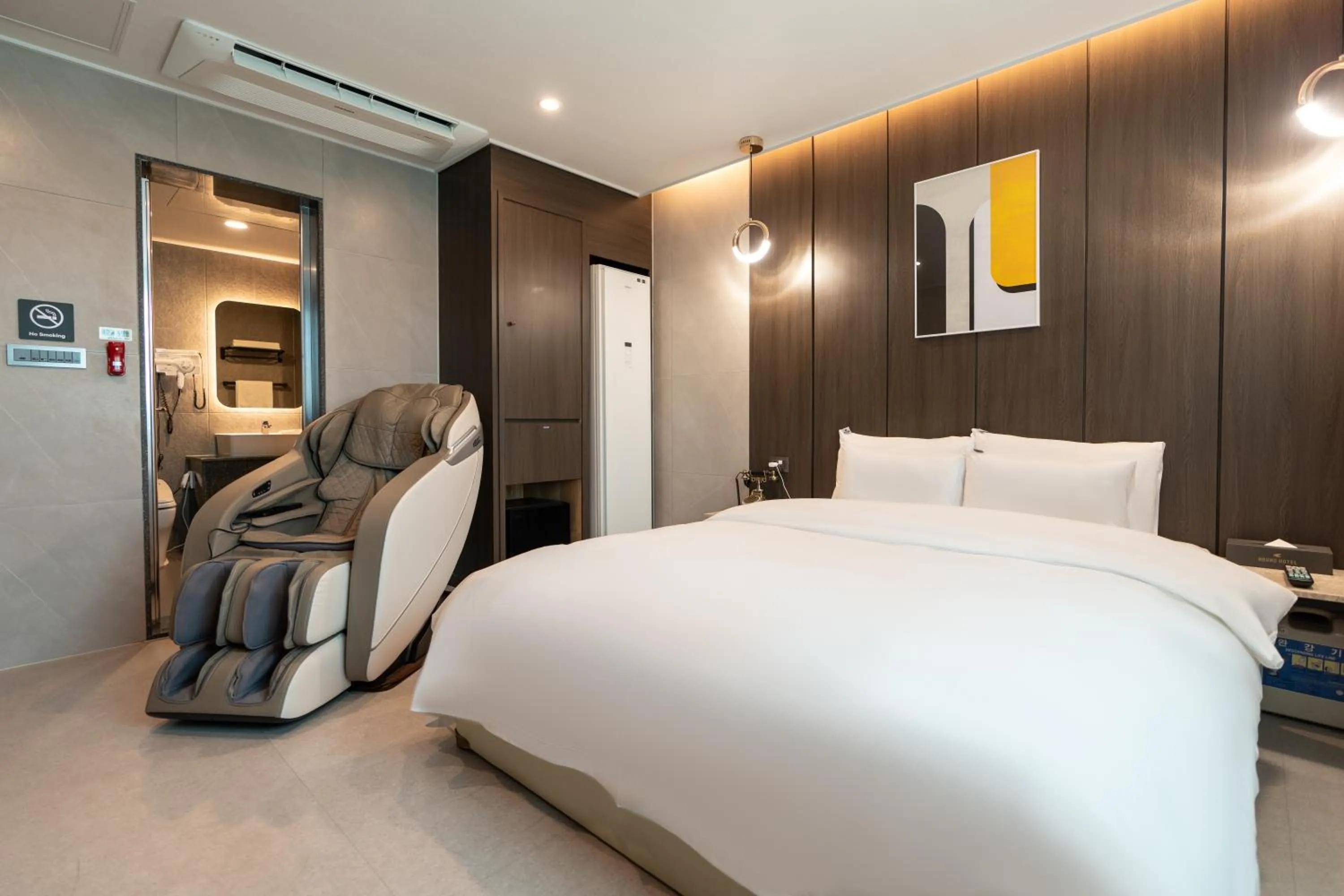 Bed in Jecheon Hound Hotel