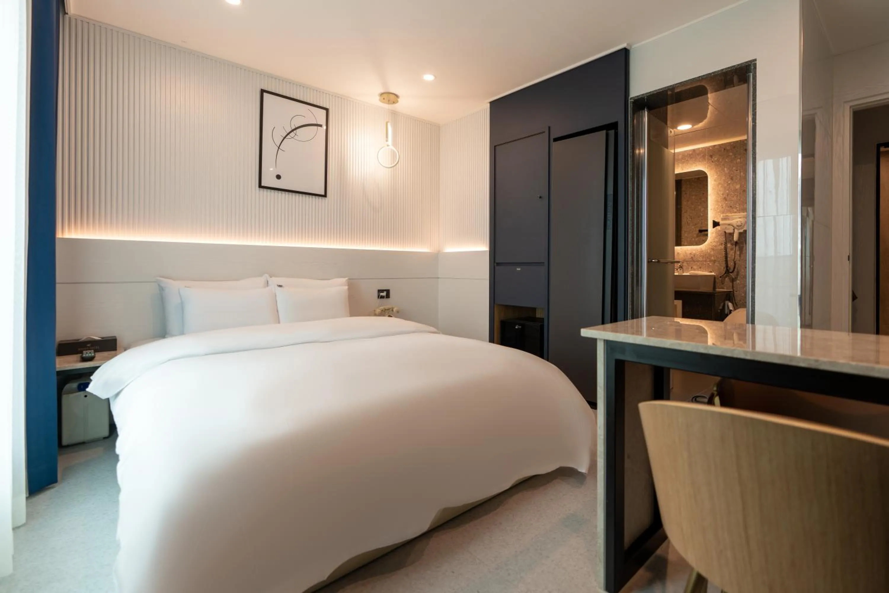 Bed in Jecheon Hound Hotel