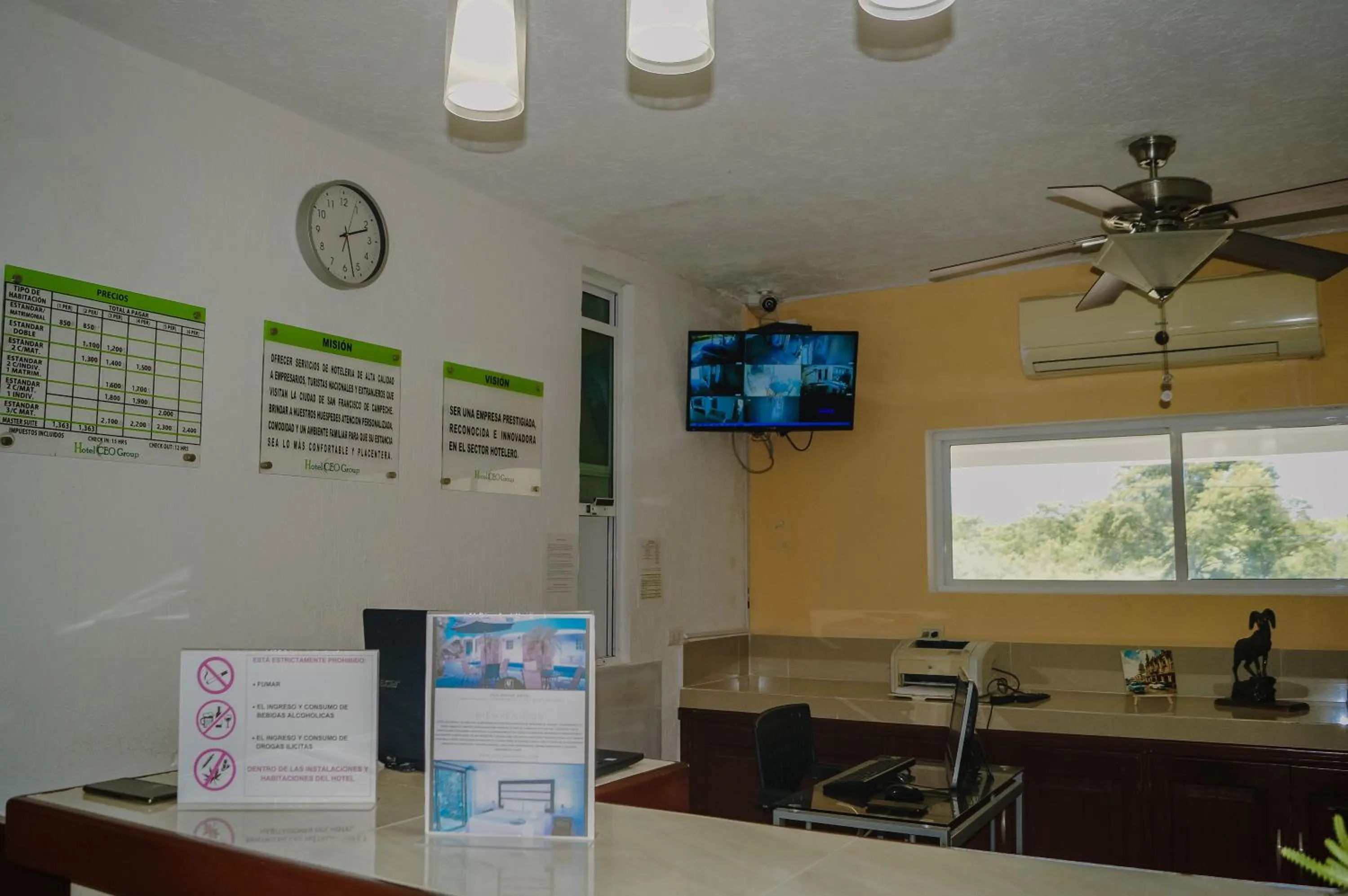 Lobby or reception in Hotel Malecón