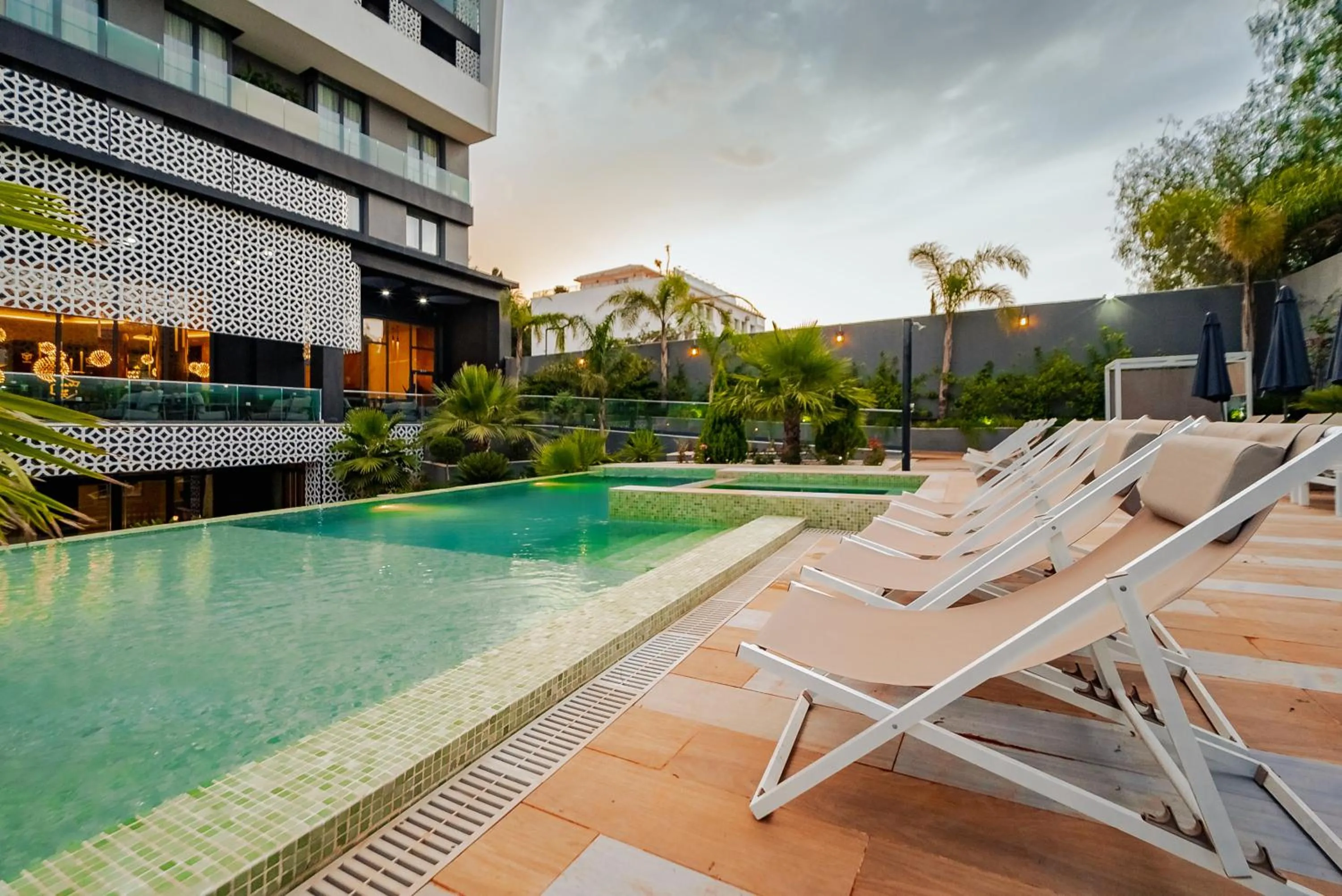 Pool view in AD HOTEL HYDRA