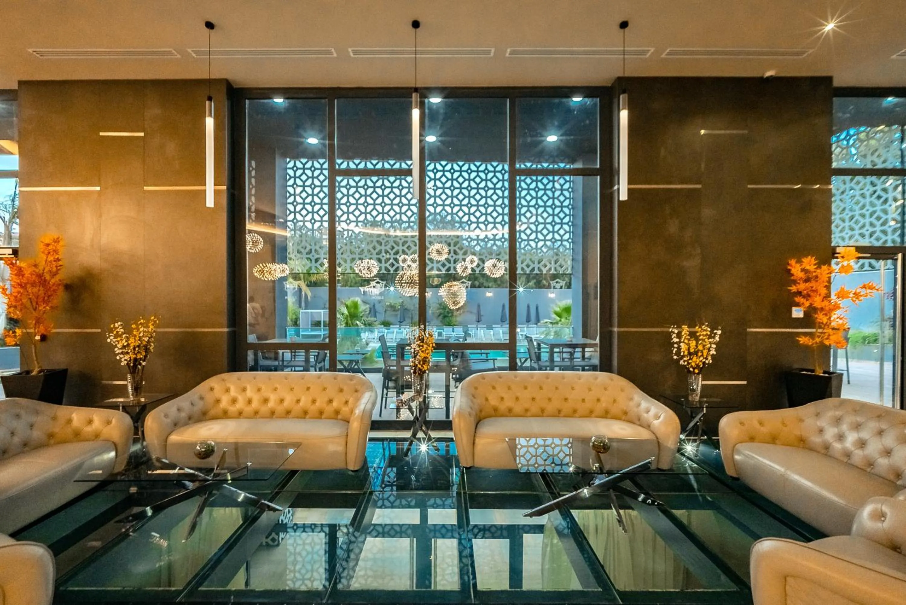 Living room in AD HOTEL HYDRA