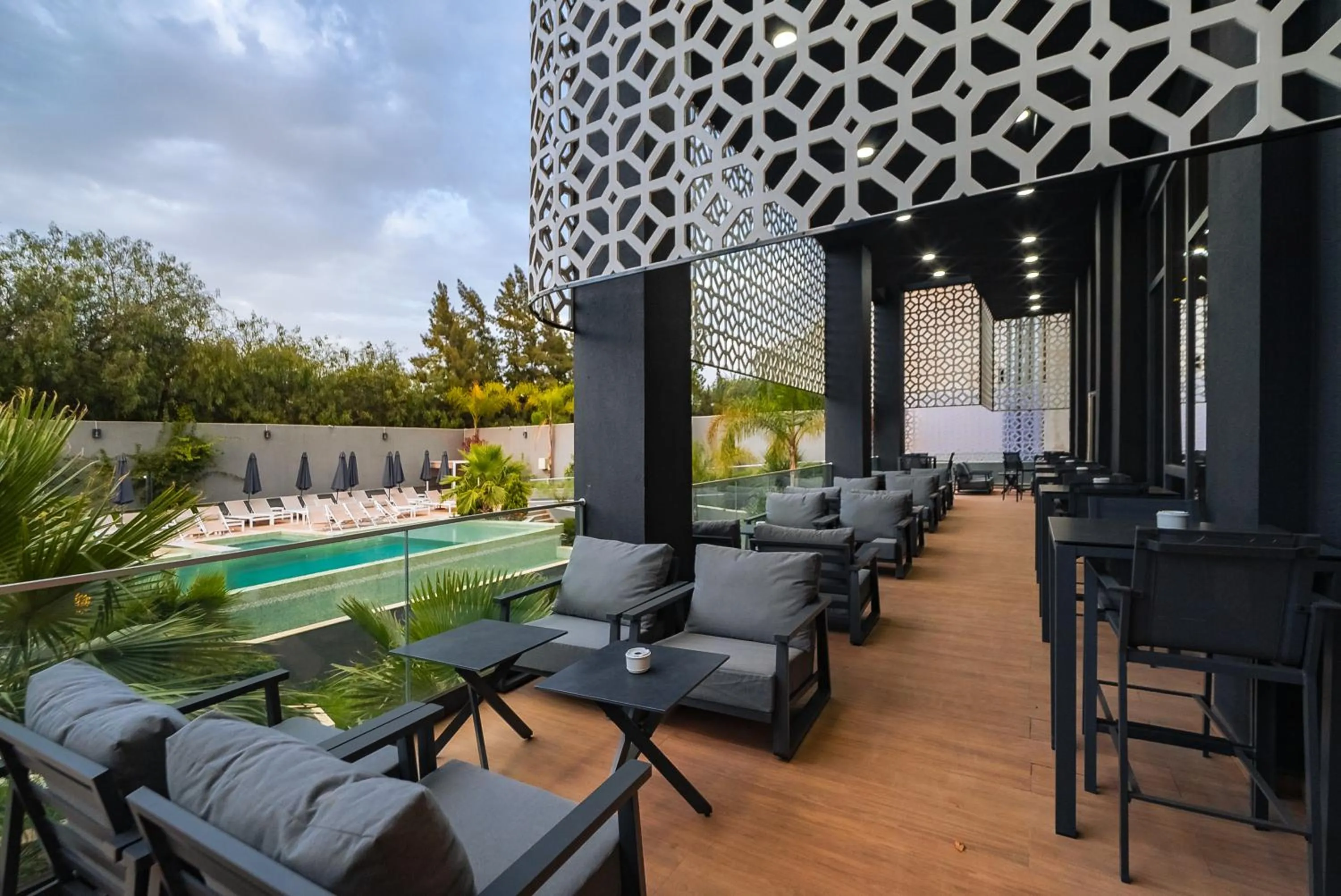 Seating area in AD HOTEL HYDRA