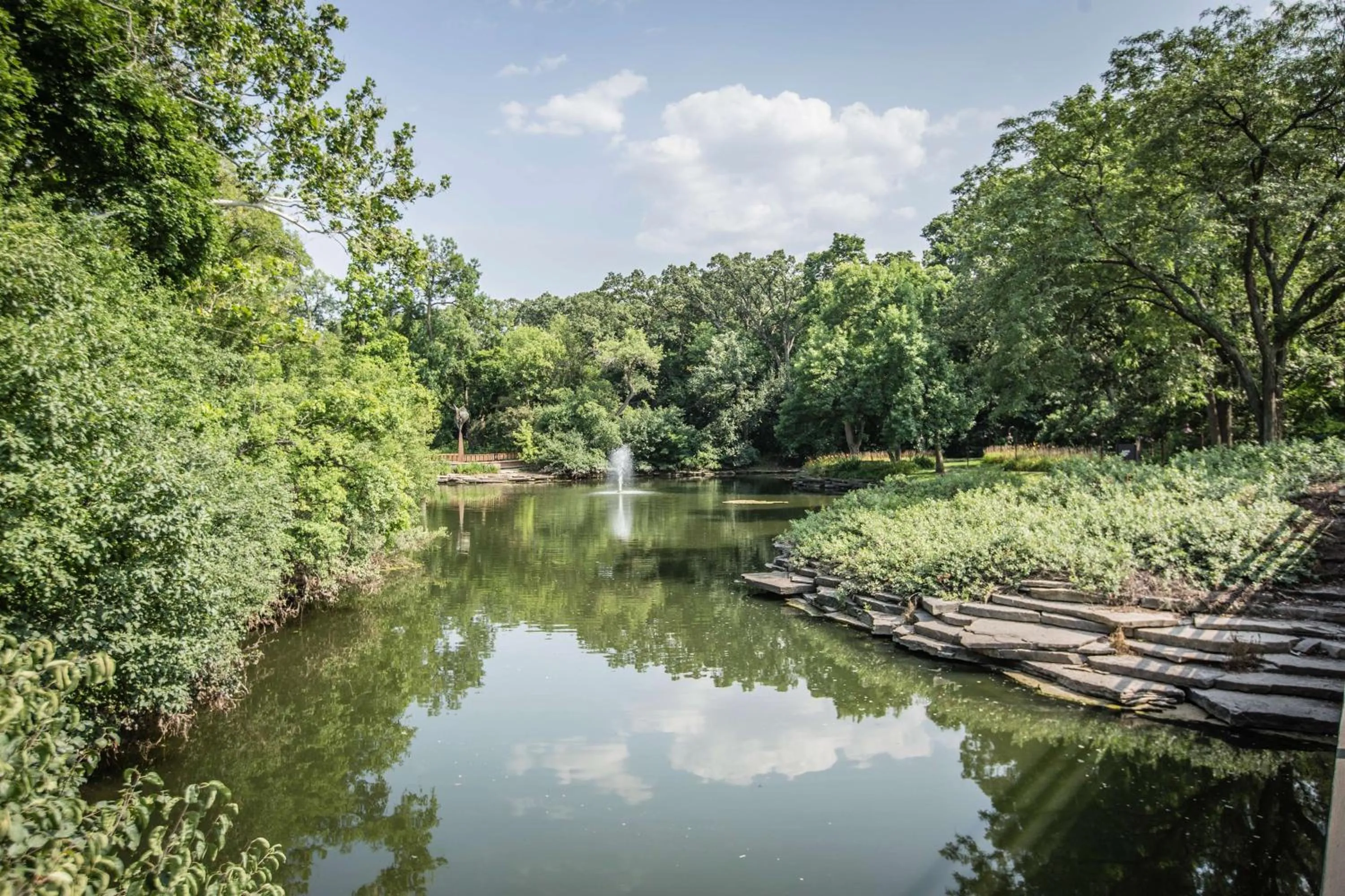 Natural landscape in Hyatt Lodge Oak Brook Chicago