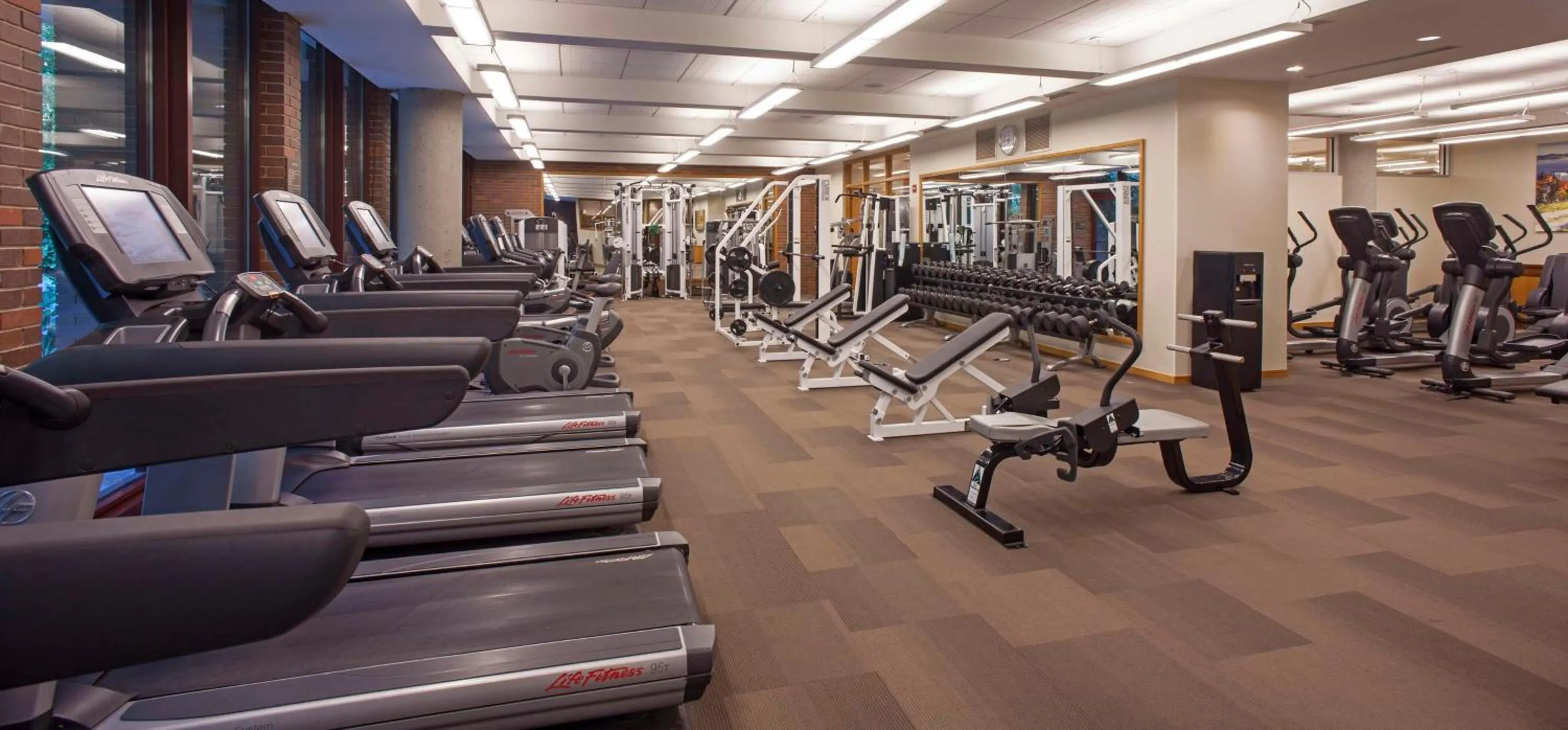 Fitness centre/facilities in Hyatt Lodge Oak Brook Chicago