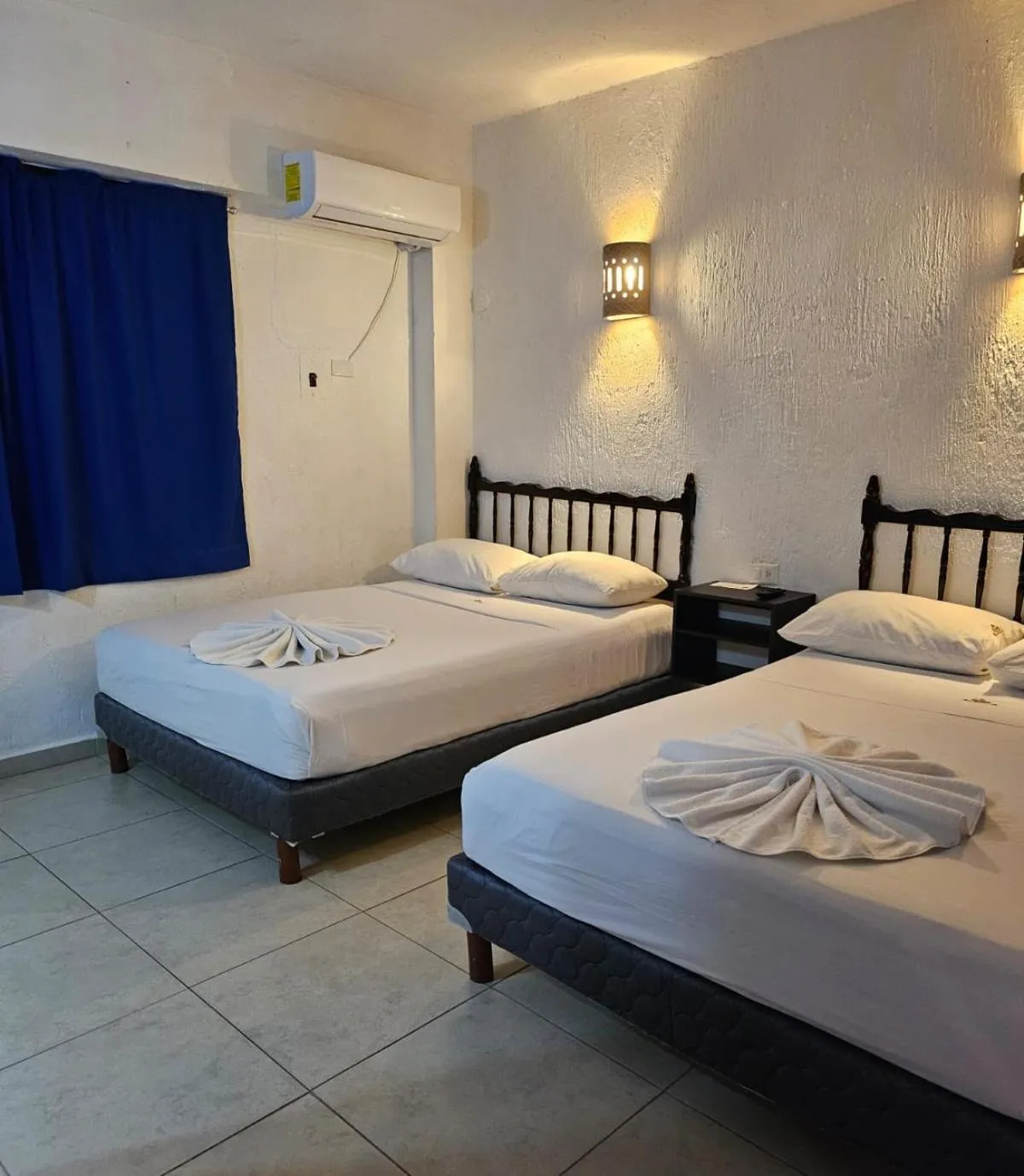 Bed in Hotel Hacienda Cancun