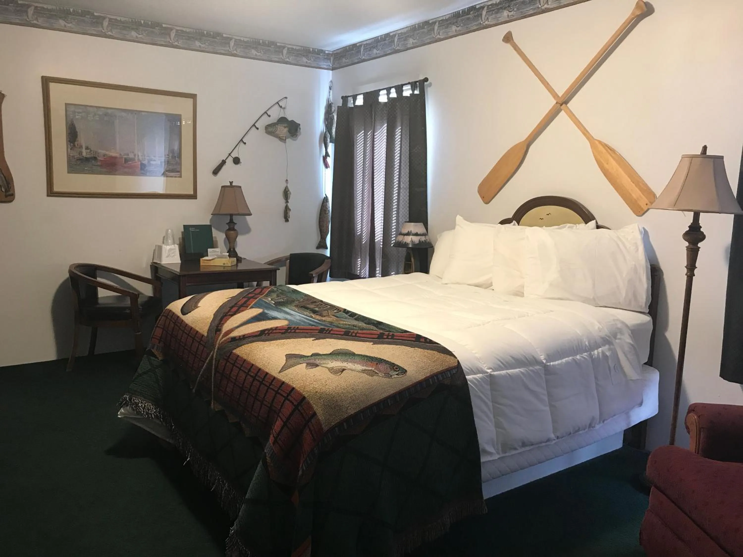 Bed in Park Motel