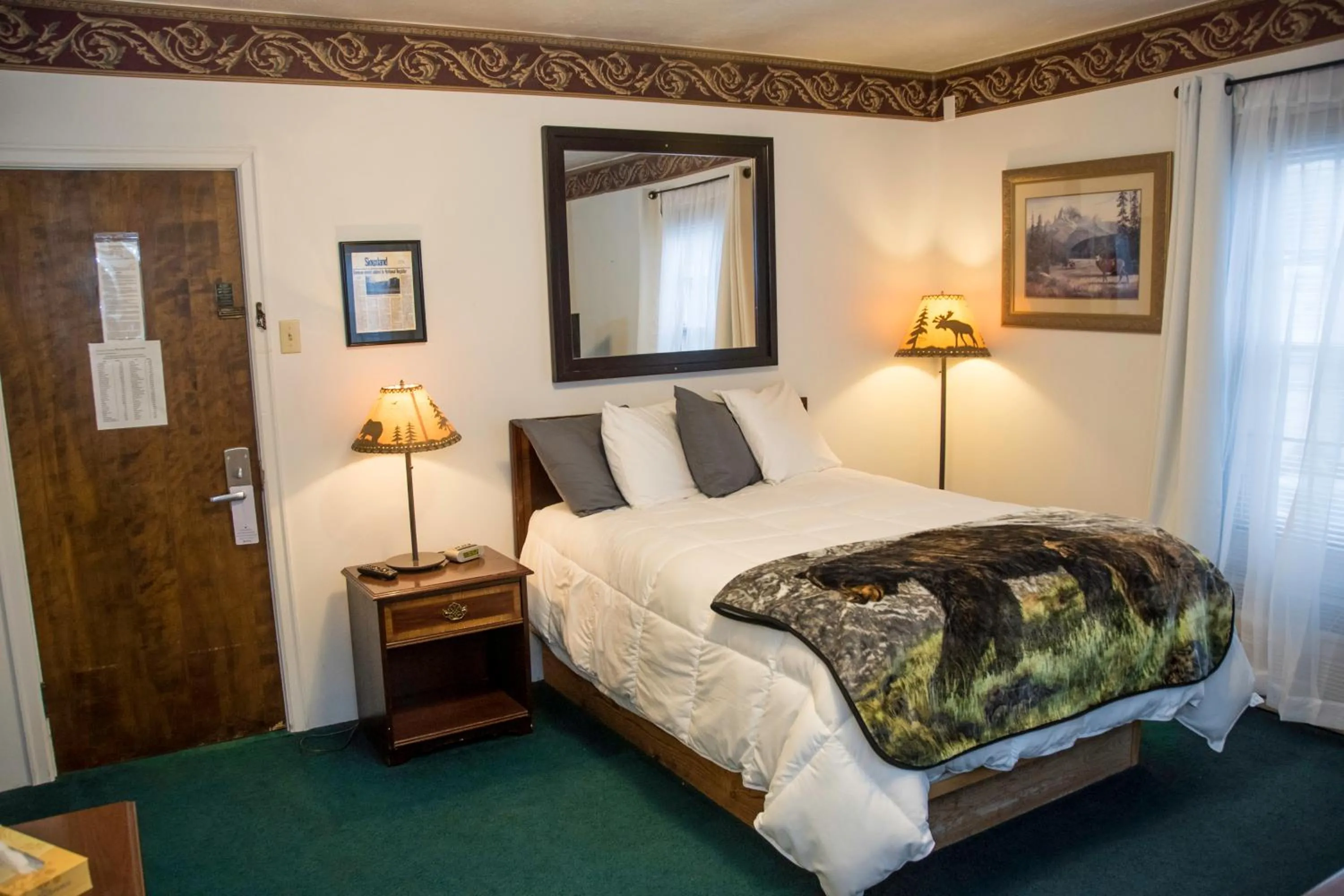 Bed in Park Motel