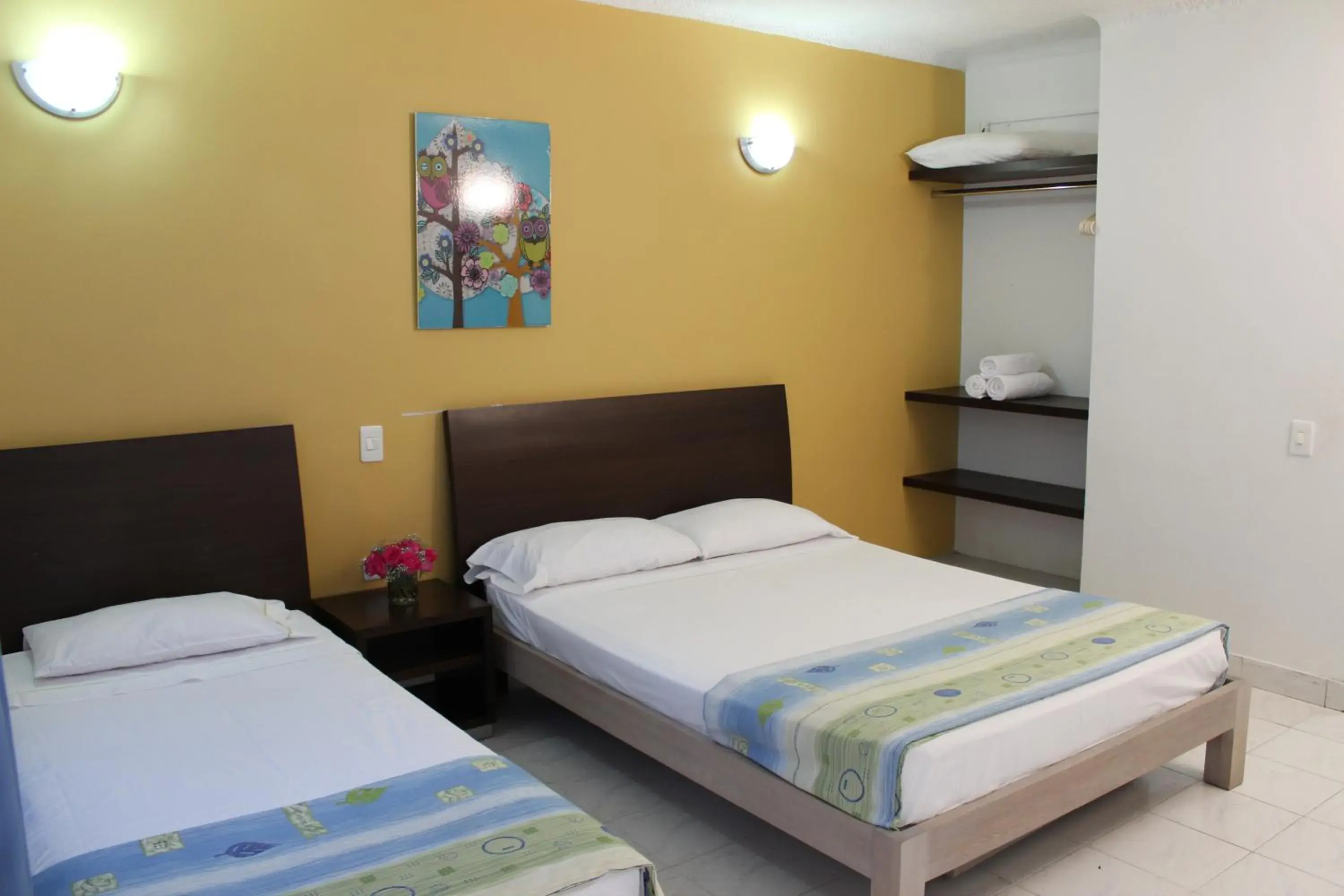 Triple Room in Bosque Hotel Triple Room in Bosque Hotel