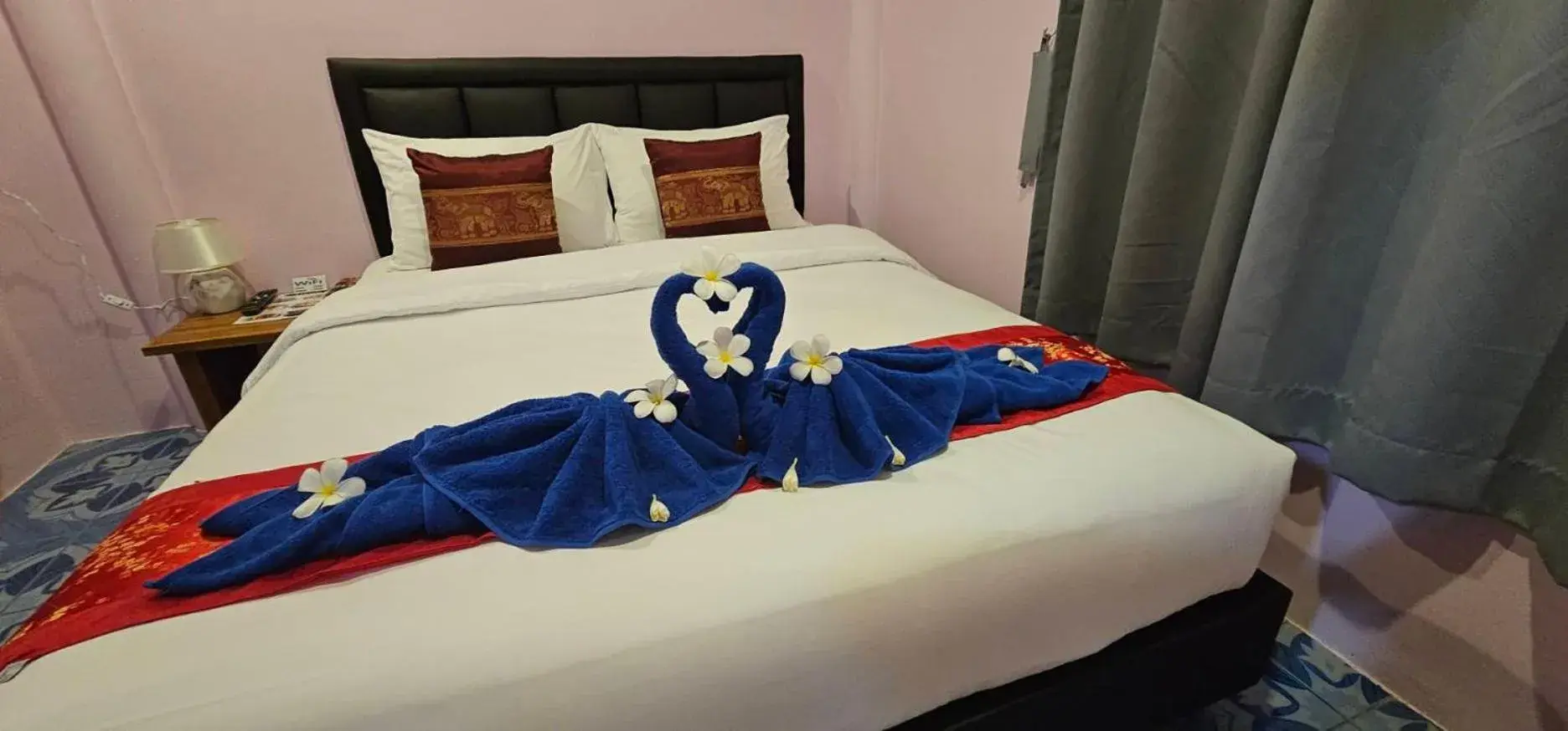 Bed in SK Hometel Samui Airport Bed in SK Hometel Samui Airport