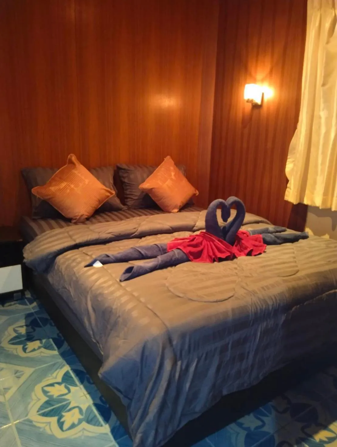 Bed in SK Hometel Samui Airport