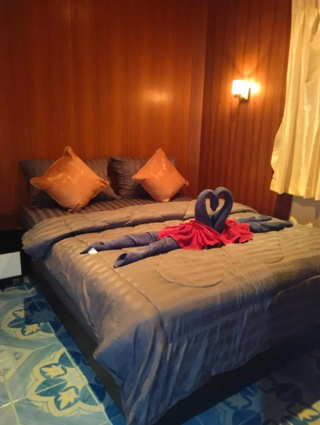 Bed in SK Hometel Samui Airport Bed in SK Hometel Samui Airport