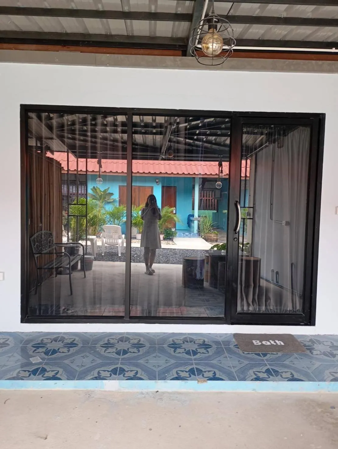 Patio in SK Hometel Samui Airport