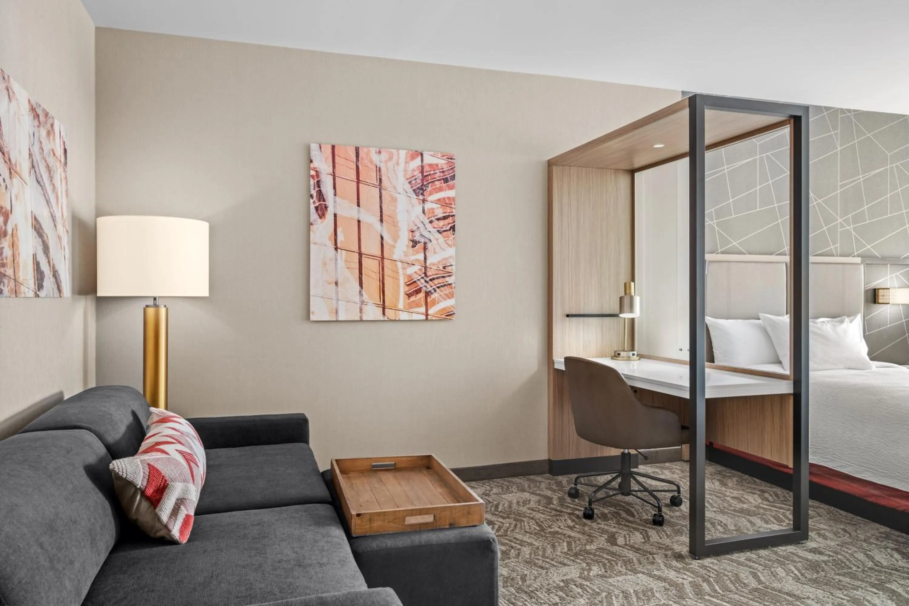 Photo of the whole room, Bed in SpringHill Suites by Marriott Menomonee Falls