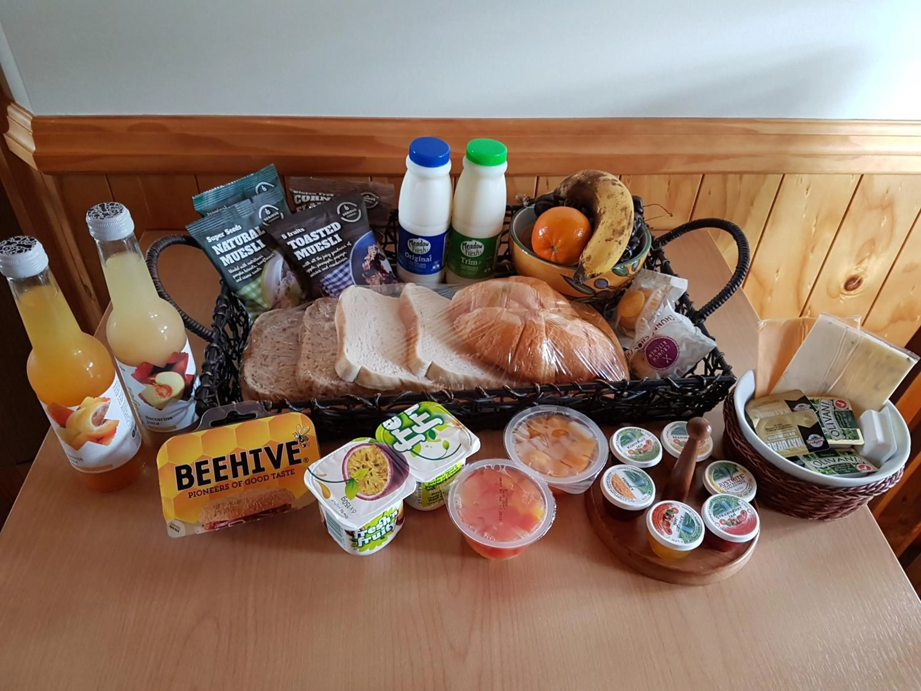 Continental breakfast in River Rock Estate