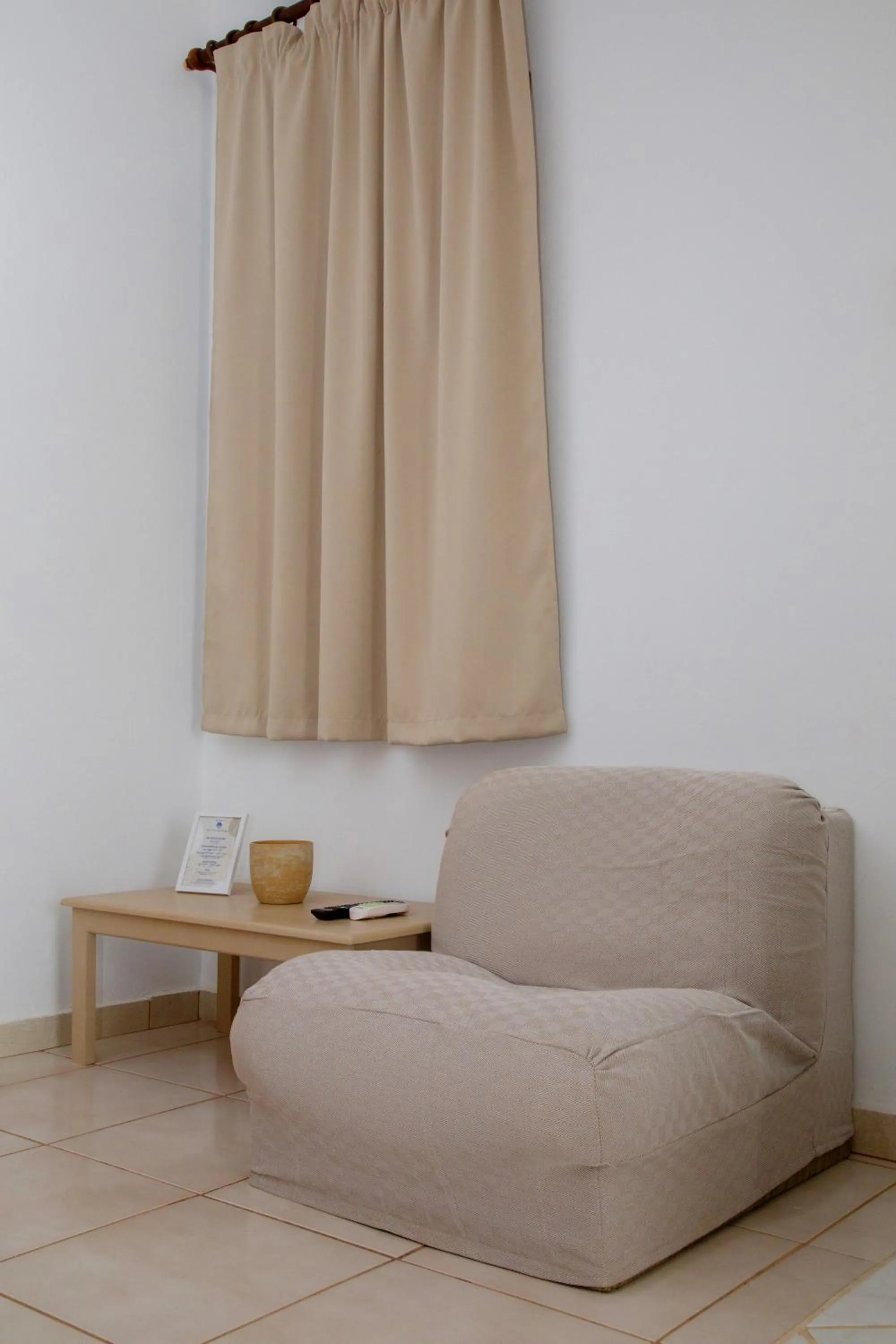 Seating area in Blue Marine Village