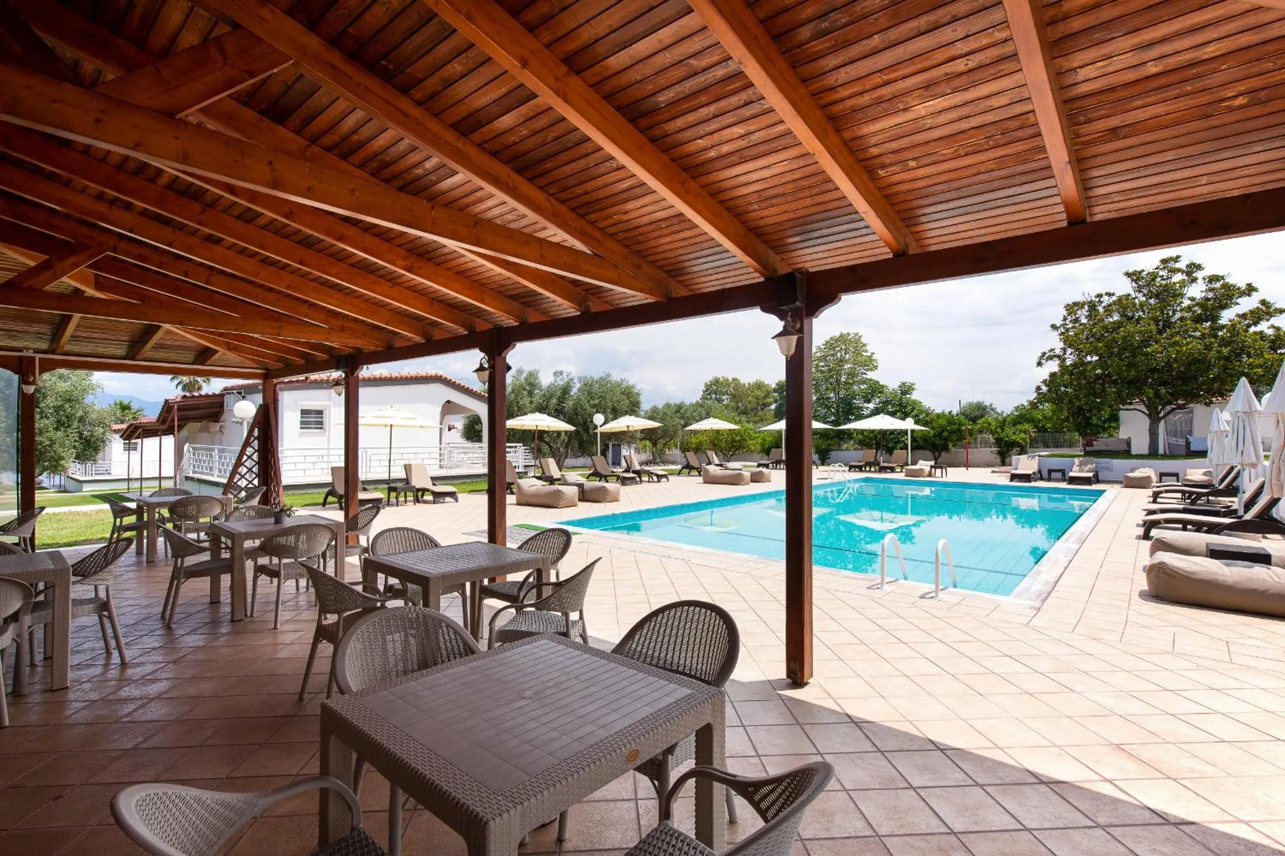 Pool view in Blue Marine Village