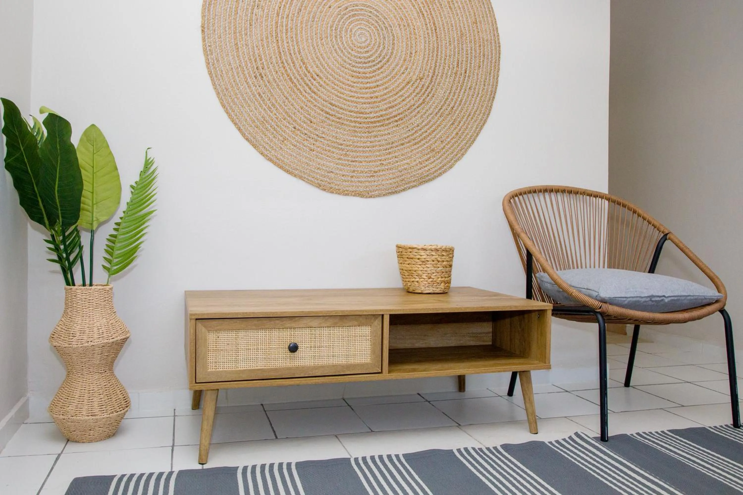 Seating area in Blue Marine Village