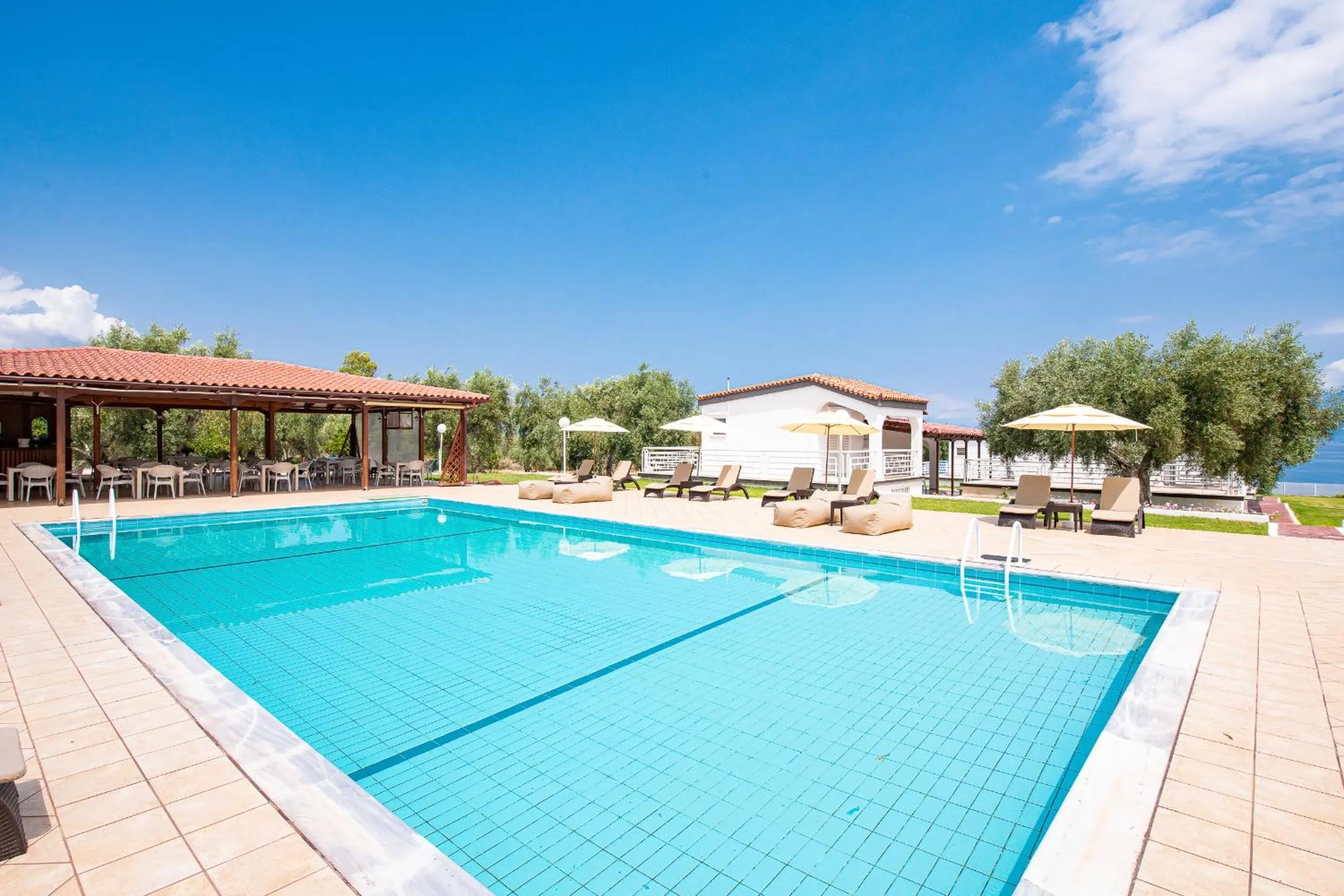 Pool view in Blue Marine Village