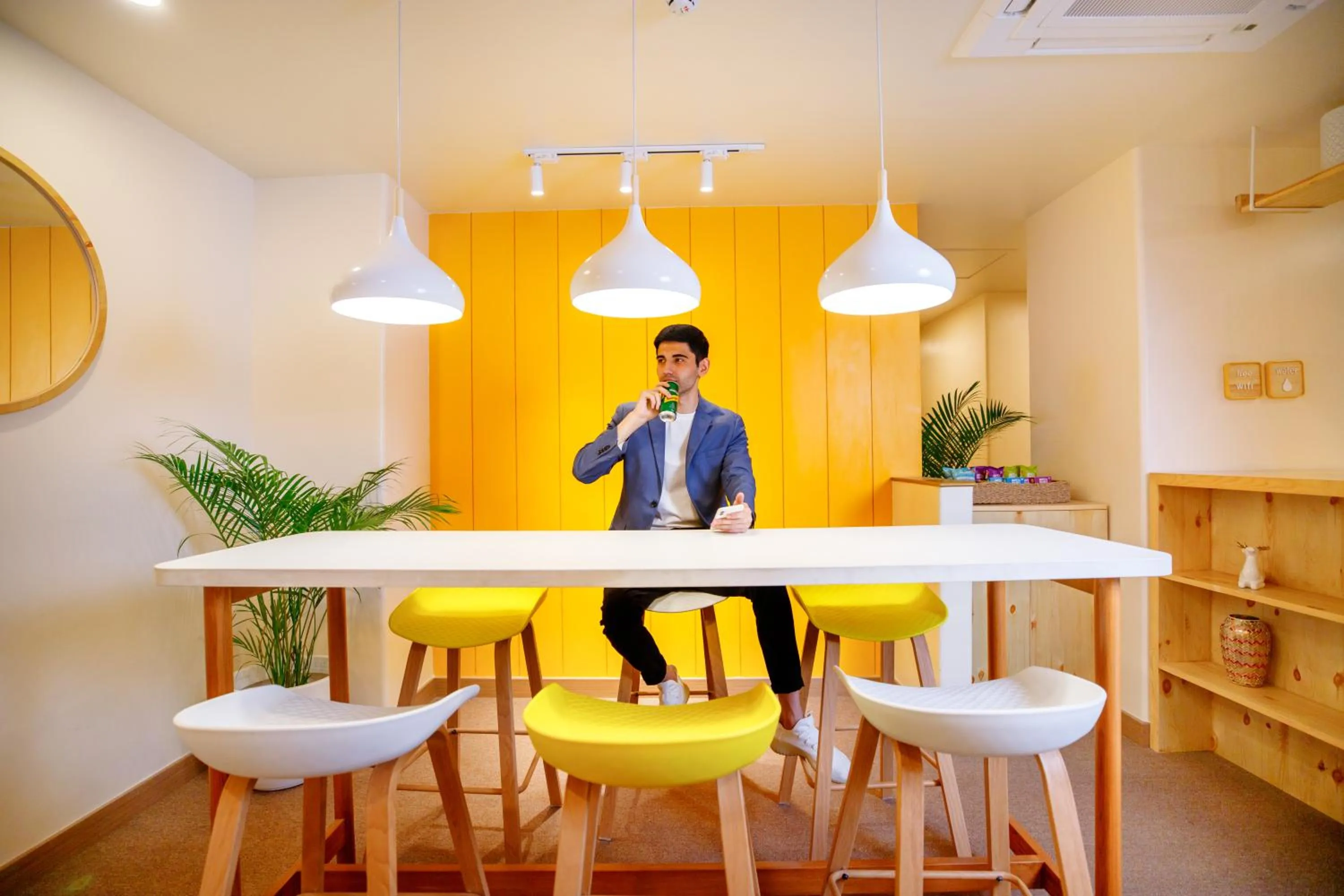 Seating area in Bloom Hub l ORR Marathahalli