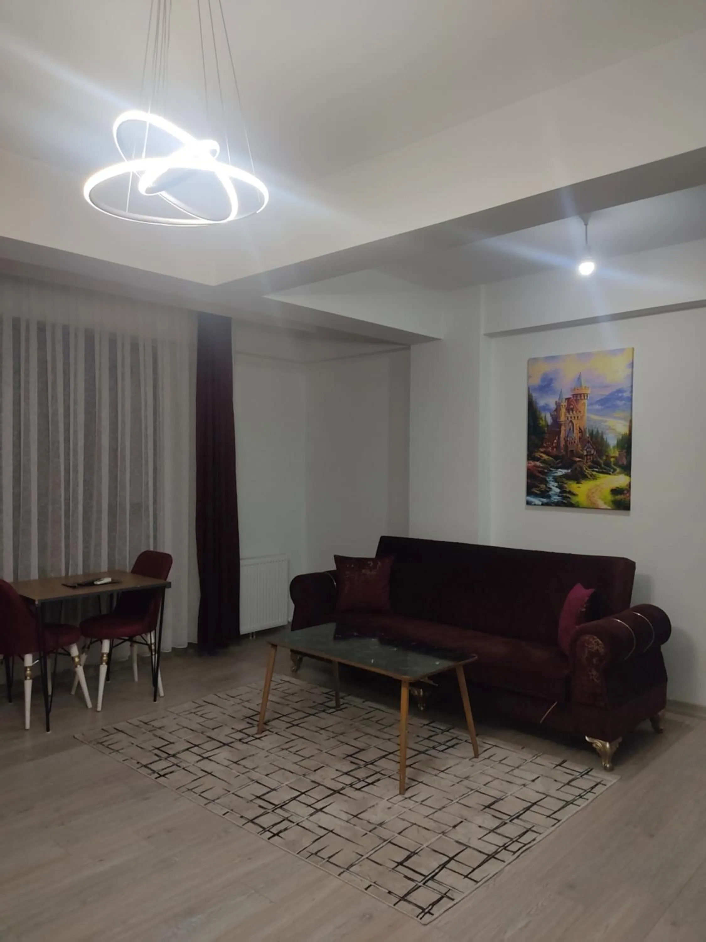 Living room in istanbul airport family suites hotel