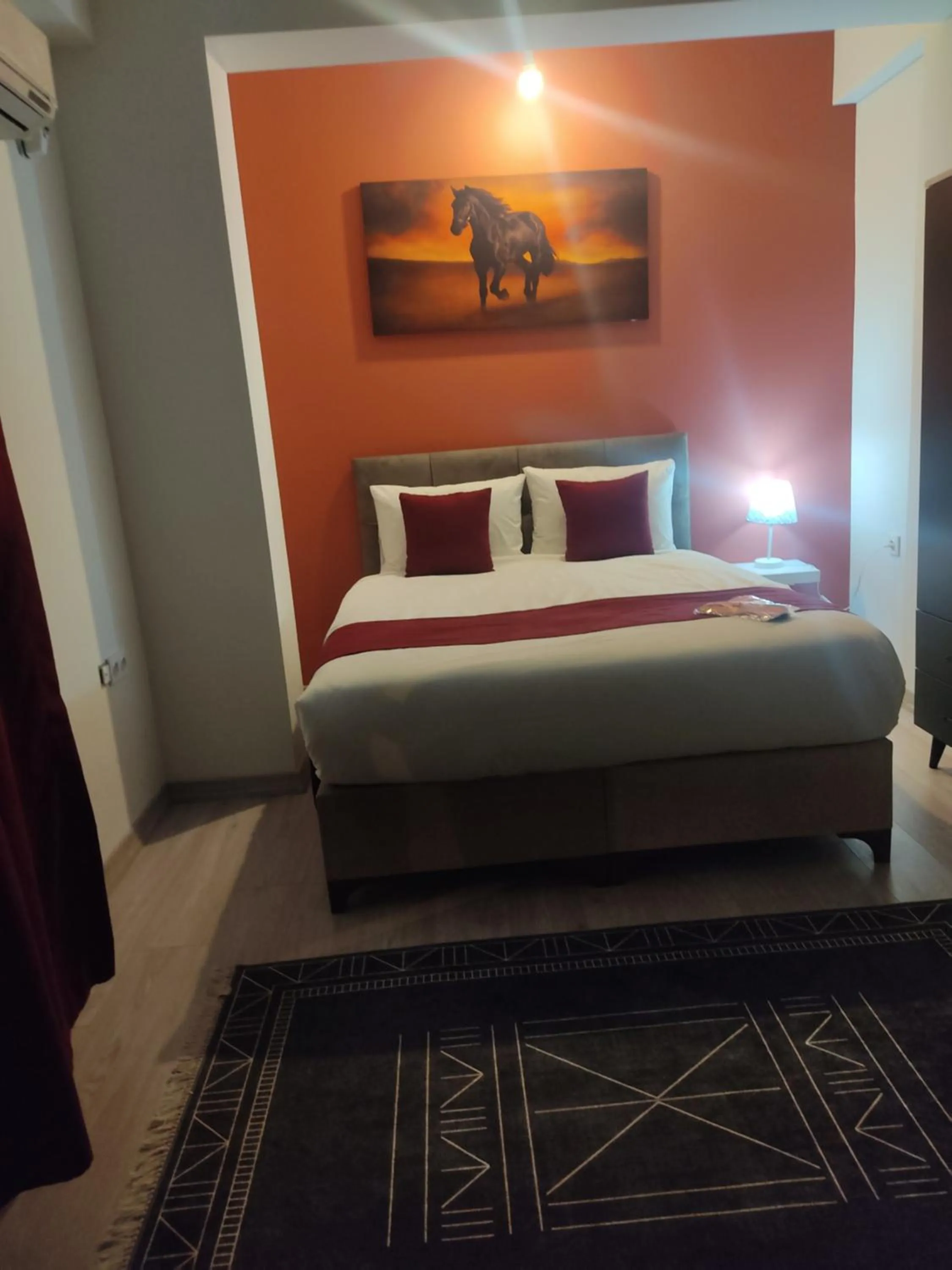 Bed in istanbul airport family suites hotel