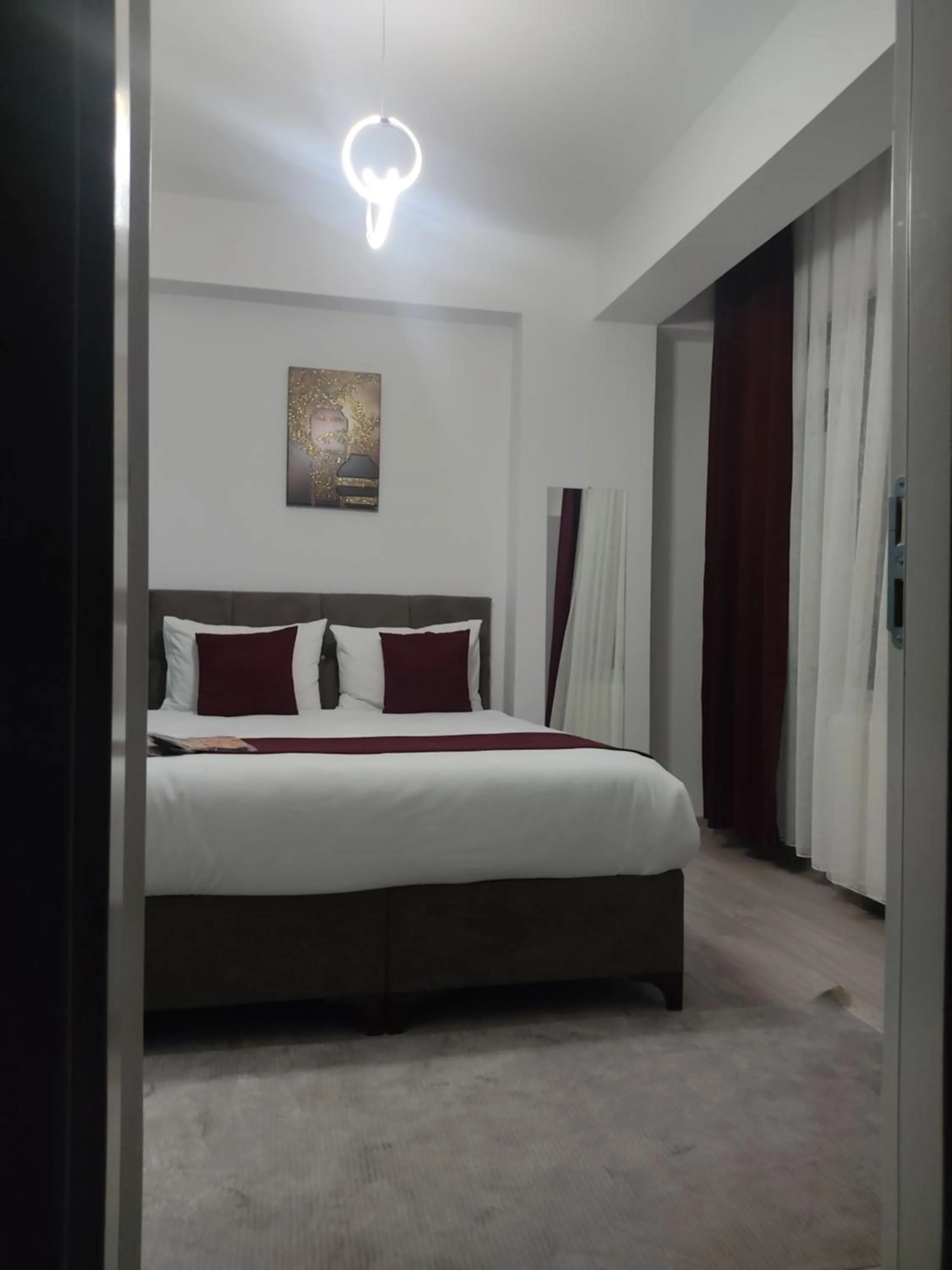 Bed in istanbul airport family suites hotel