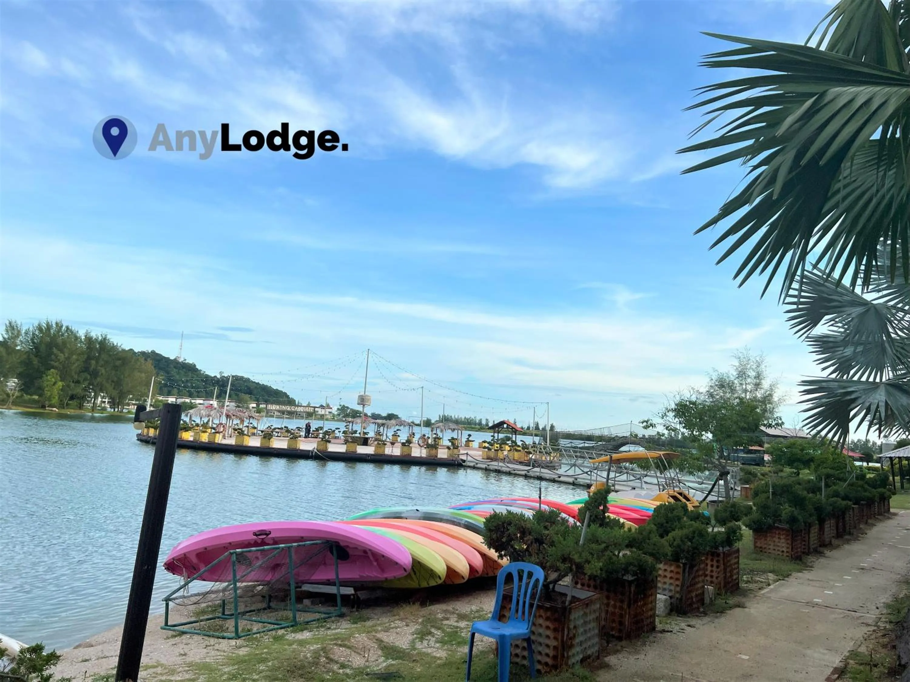 Aqua park in AnyLodge Waterfront Marina Island Pangkor