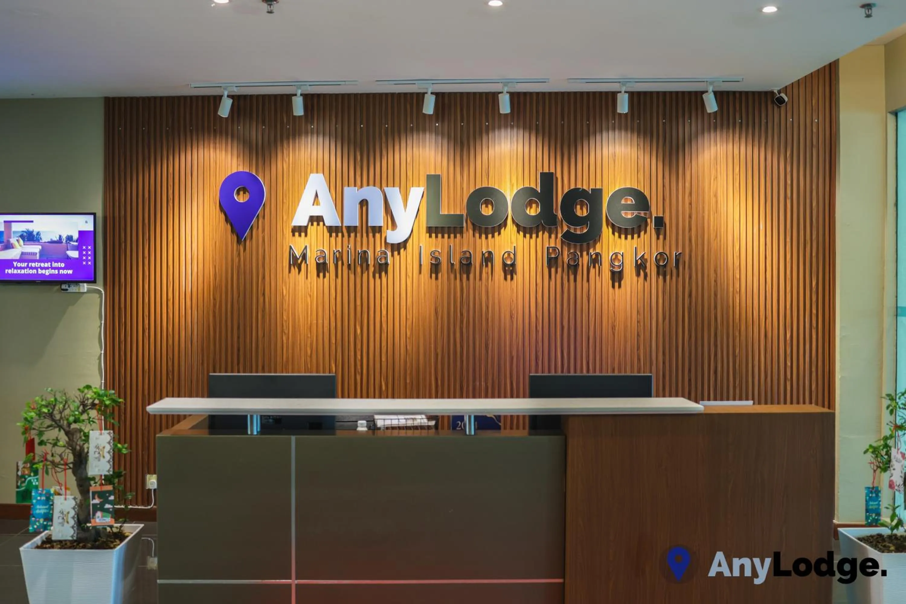 Lobby or reception in AnyLodge Waterfront Marina Island Pangkor