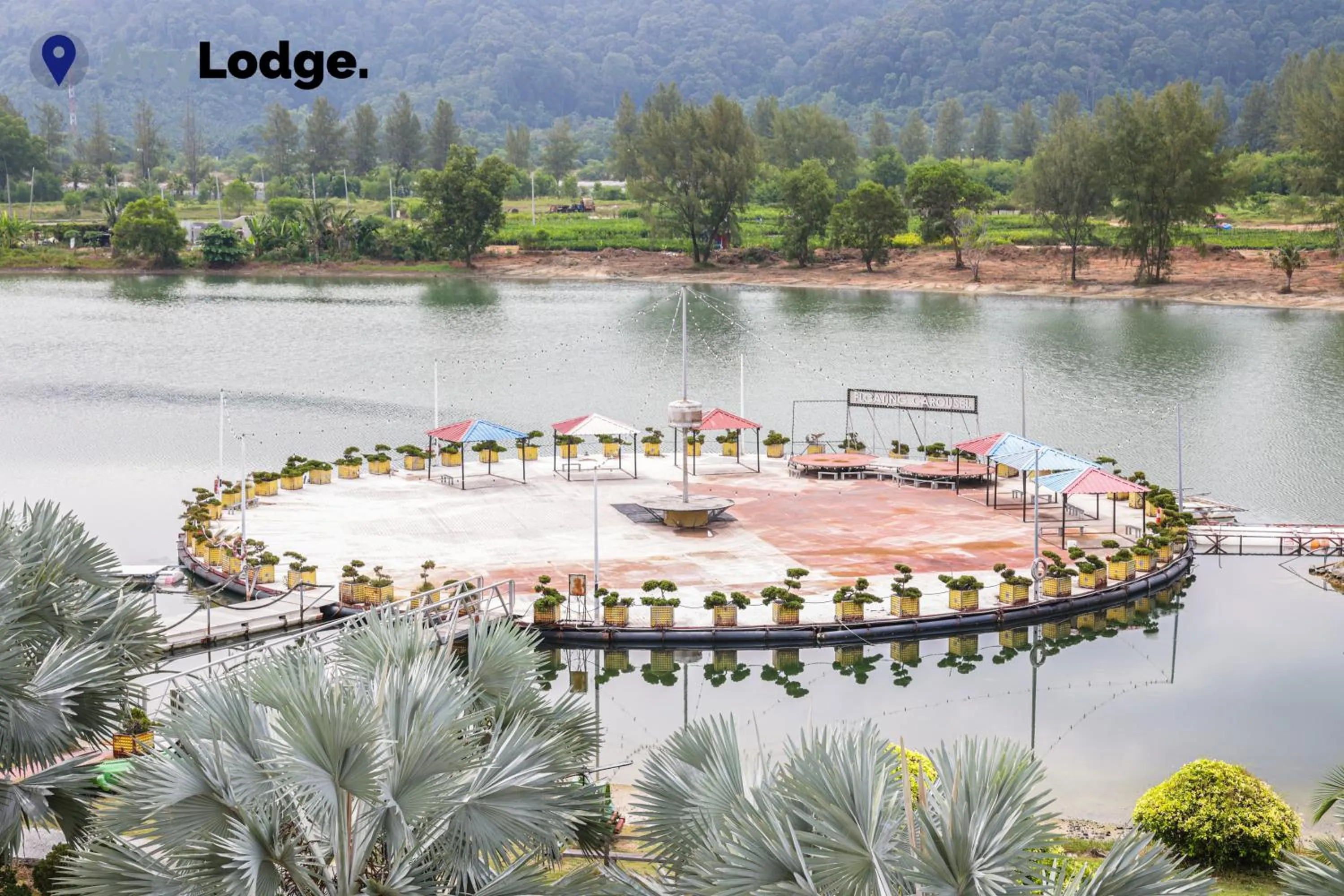 Aqua park in AnyLodge Waterfront Marina Island Pangkor