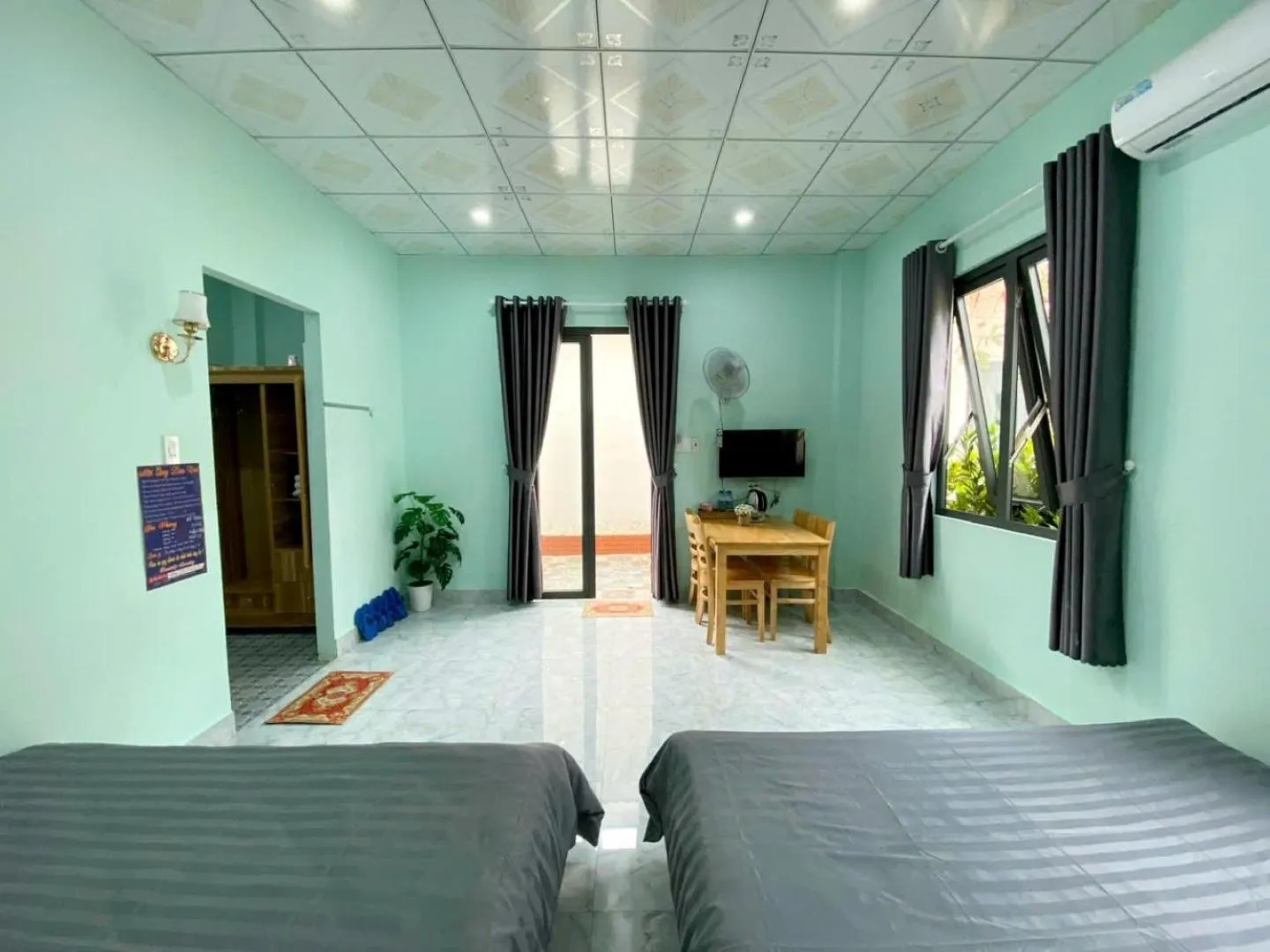 Bed in ĐAM MÊ HOMESTAY