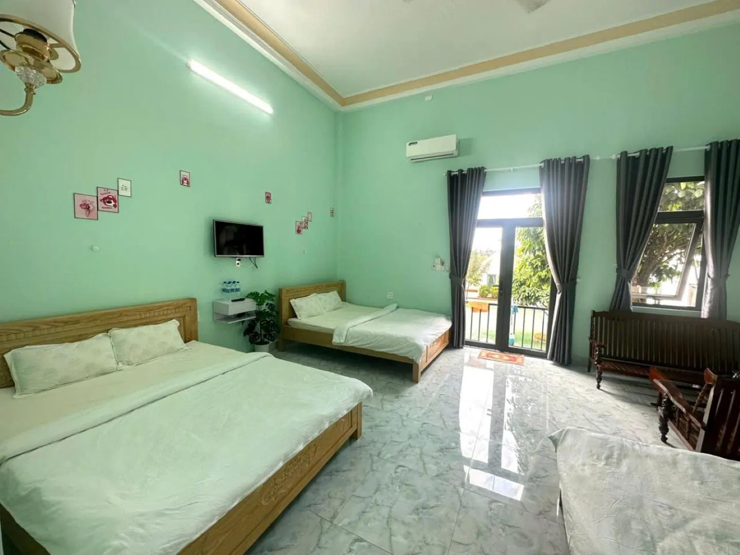 Bed in ĐAM MÊ HOMESTAY